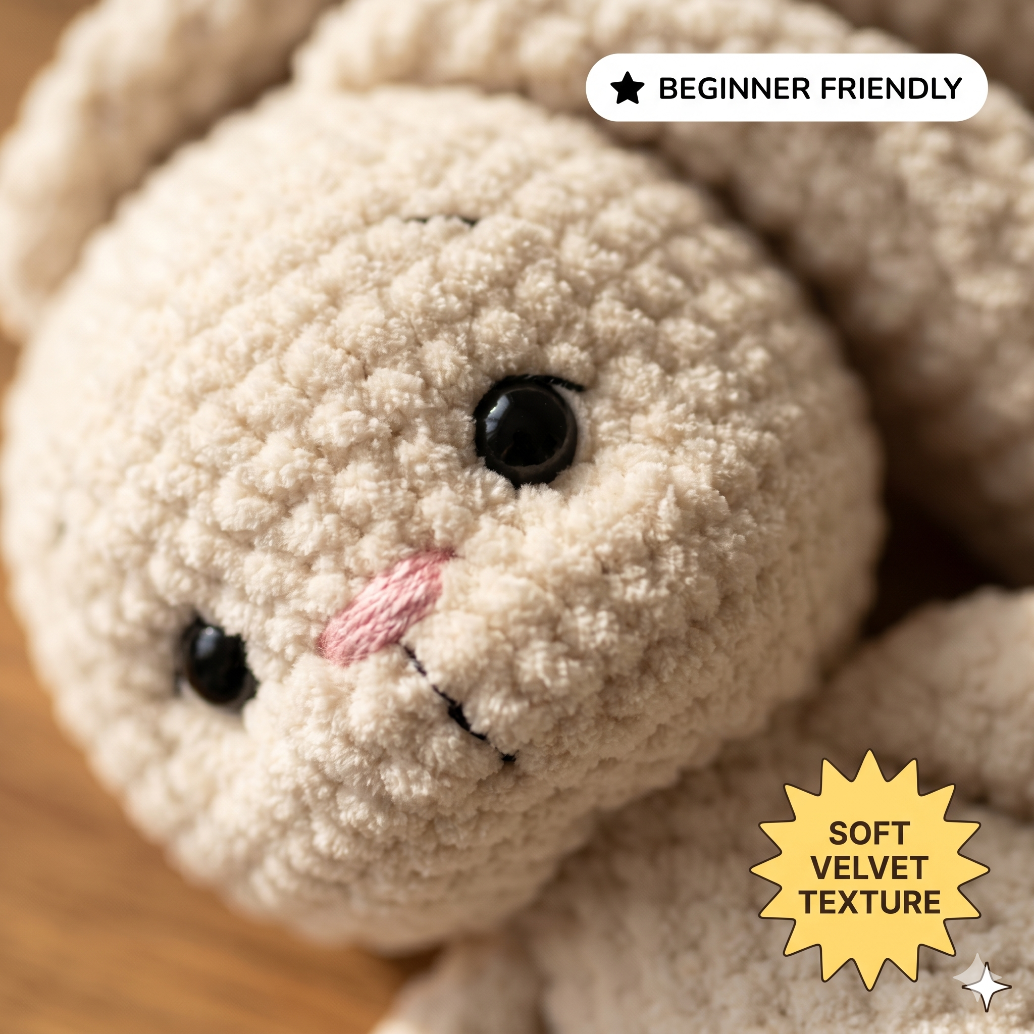 Crochet Pattern Bunny PDF, Amigurumi Bunny Pattern Toys, Rabbit crochet pattern for Beginners, Easter Bunny Crochet, Crochet Rabbit Pattern