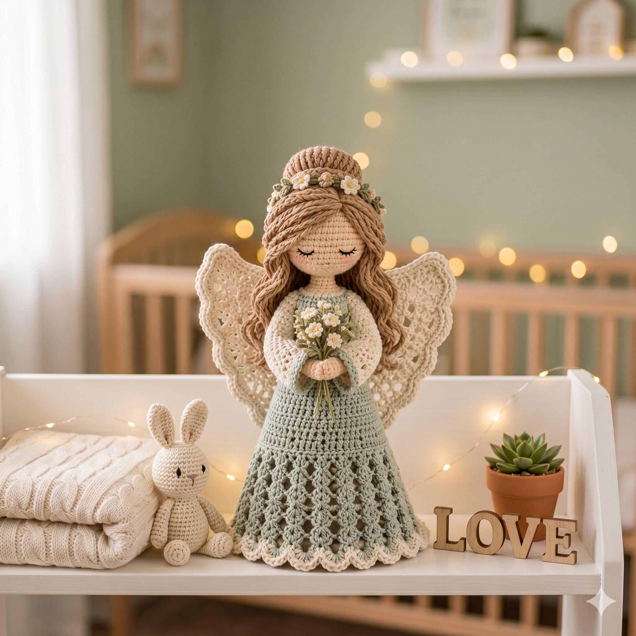 Crochet Angel Doll Pattern PDF | Amigurumi Handmade Soft Toy Tutorial (Digital Download)