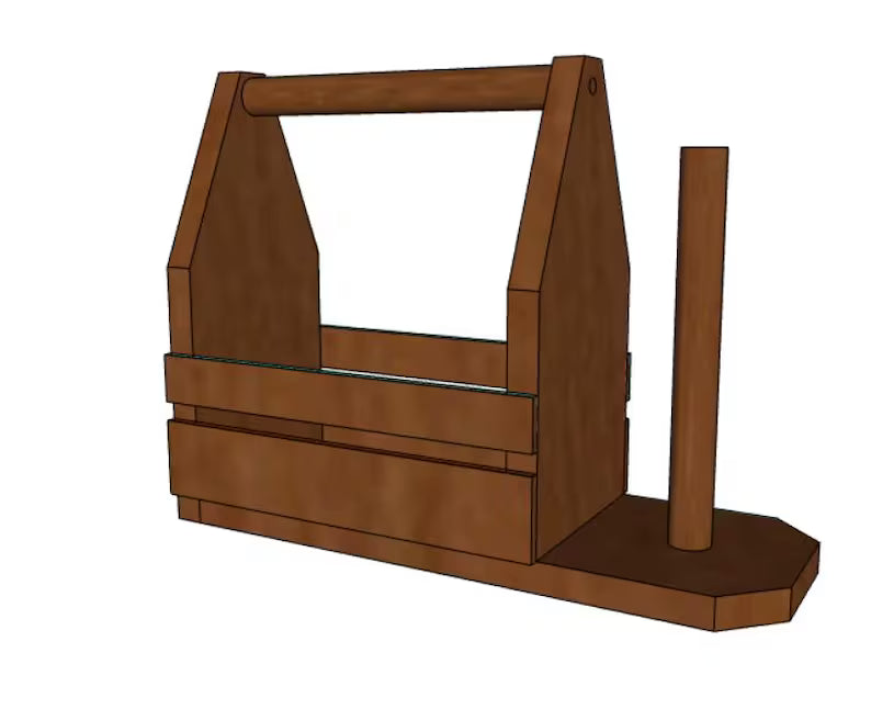 DIY Picnic Caddie Plans: Easy Beginner Woodworking Project (PDF Download)