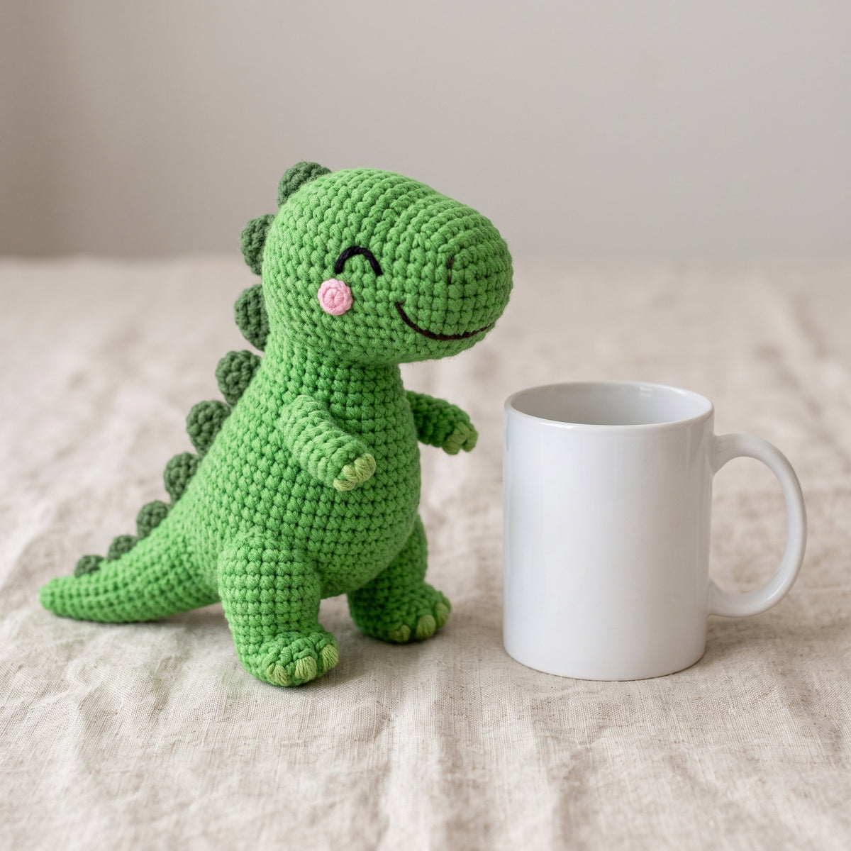 Dinosaur Crochet Pattern PDF, 8 Amigurumi Dinosaurs, T-Rex, Triceratops, Stegosaurus, Baby Safe Embroidered Eyes, Beginner