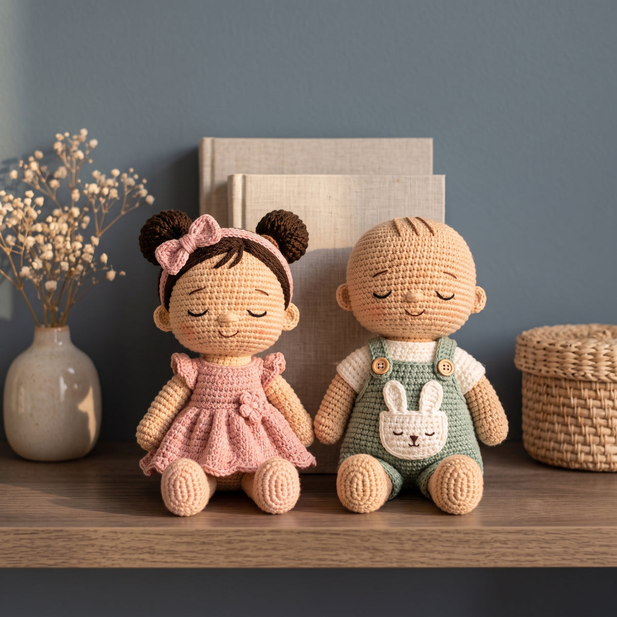 Crochet Baby Doll Pattern Bundle PDF, 6 Amigurumi Baby Dolls