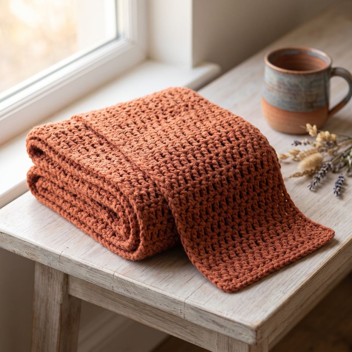 Easy Crochet Scarf Pattern for Absolute Beginners | First Crochet Project, Half Double Crochet Only | US Terms | Instant PDF