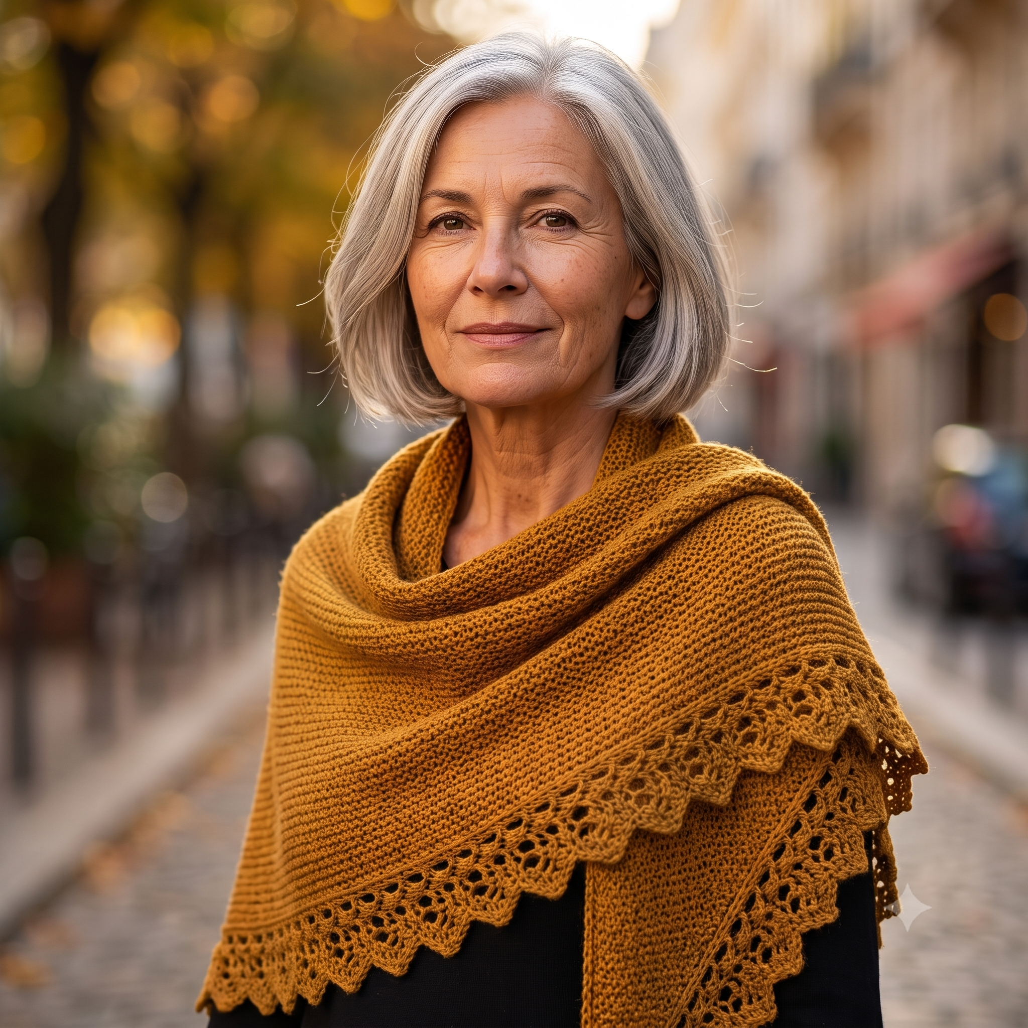 Garter Stitch Lace Shawl Knitting Pattern PDF, Triangular Shawl, Knitted Lace Border, Three Sizes, Intermediate, DK Yarn