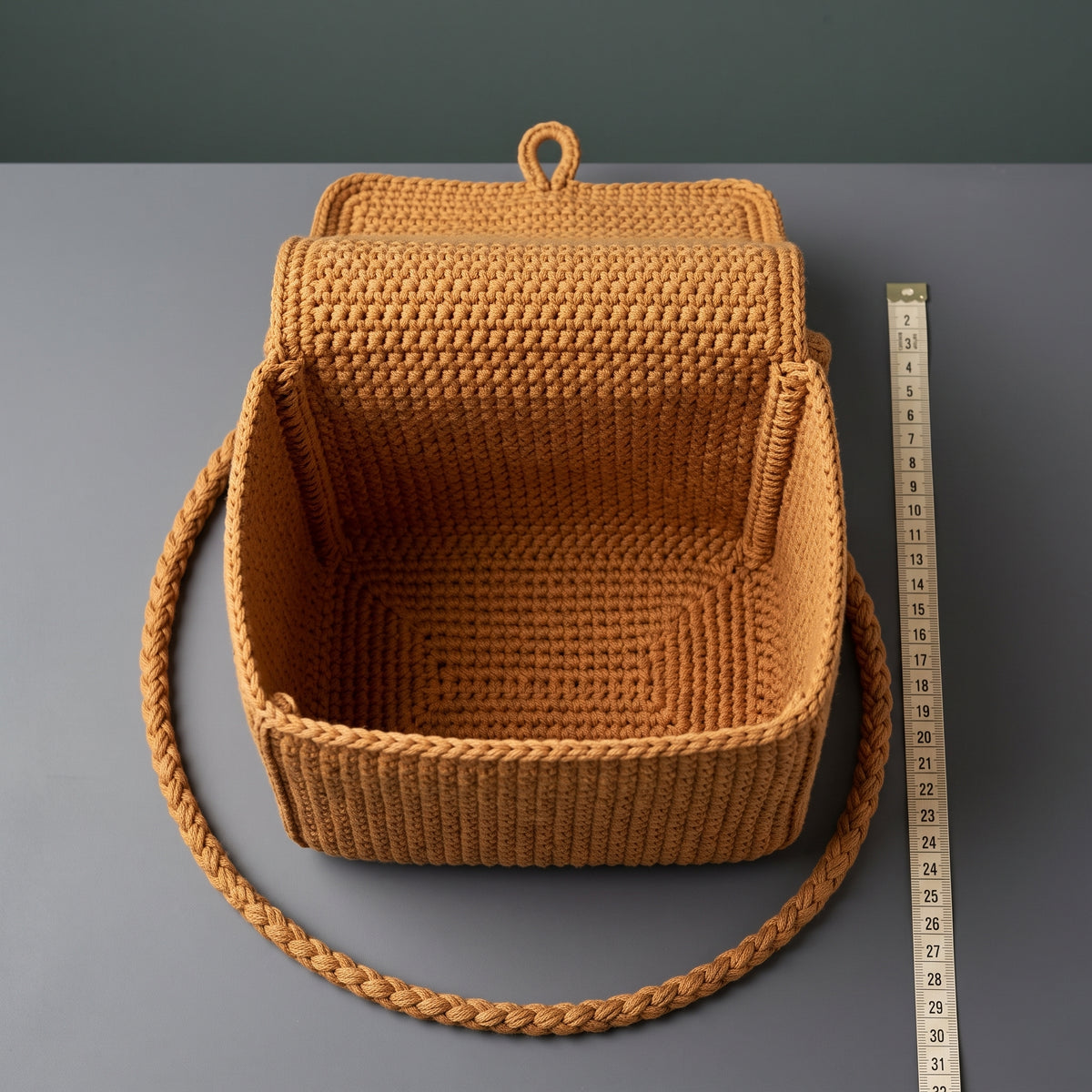Crochet Crossbody Bag Pattern PDF, Mini Flap Bag, US Terms