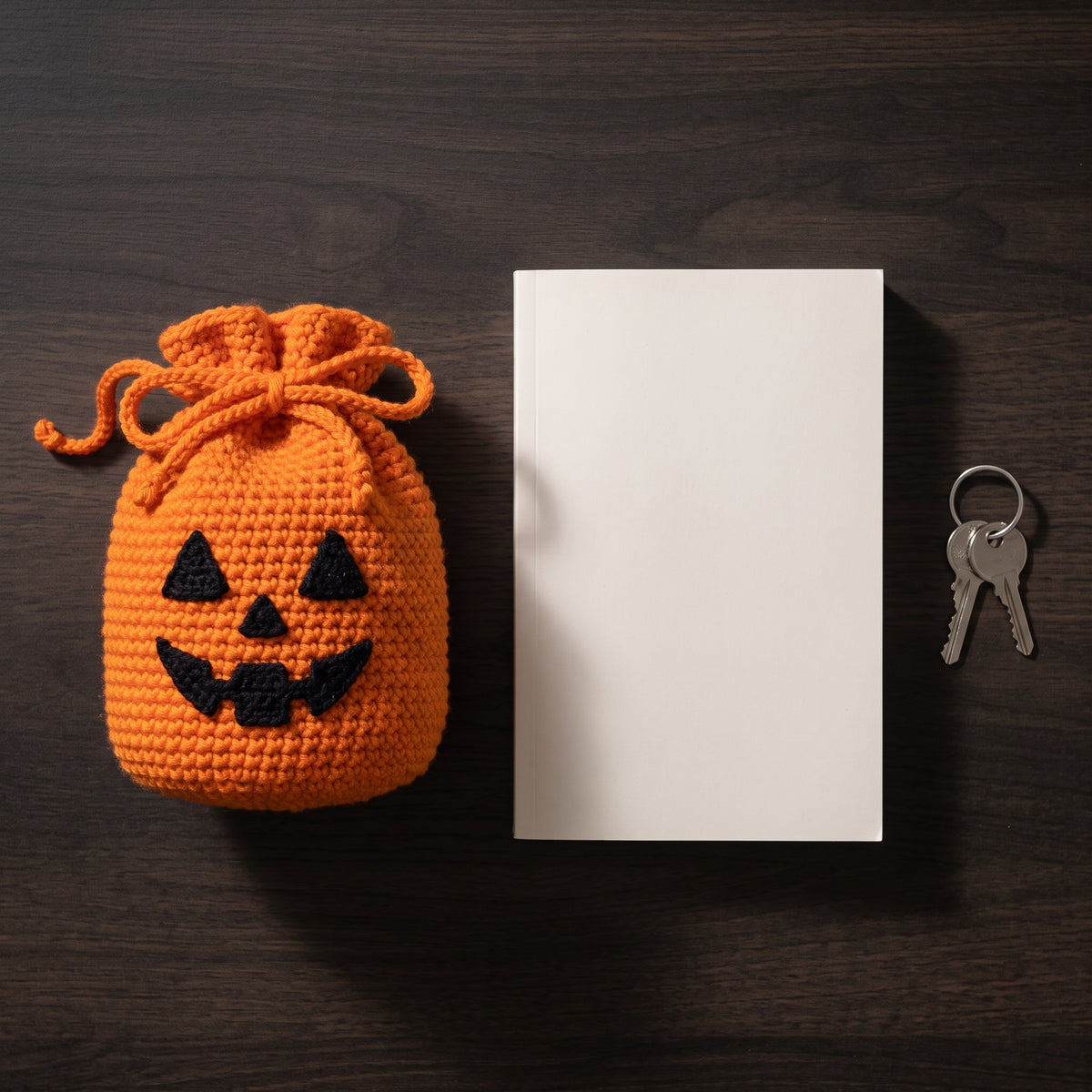 Halloween Treat Bag Crochet Pattern | 5 Patterns — Pumpkin, Cat, Frankenstein, Scarecrow, Bat | PDF