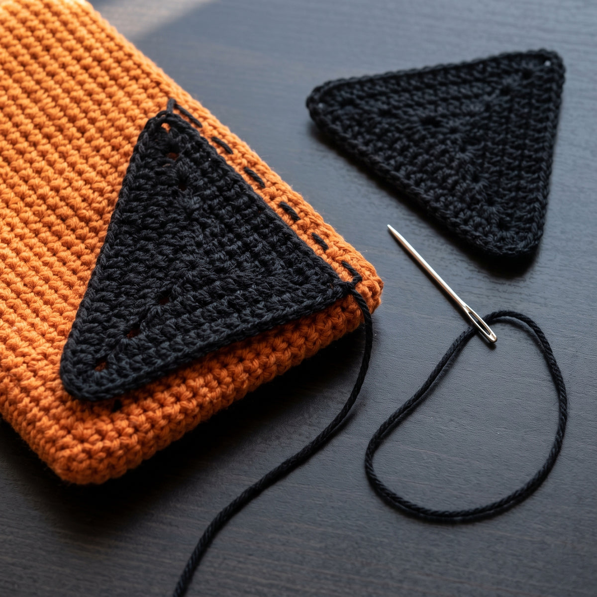 Halloween Treat Bag Crochet Pattern | 5 Patterns — Pumpkin, Cat, Frankenstein, Scarecrow, Bat | PDF