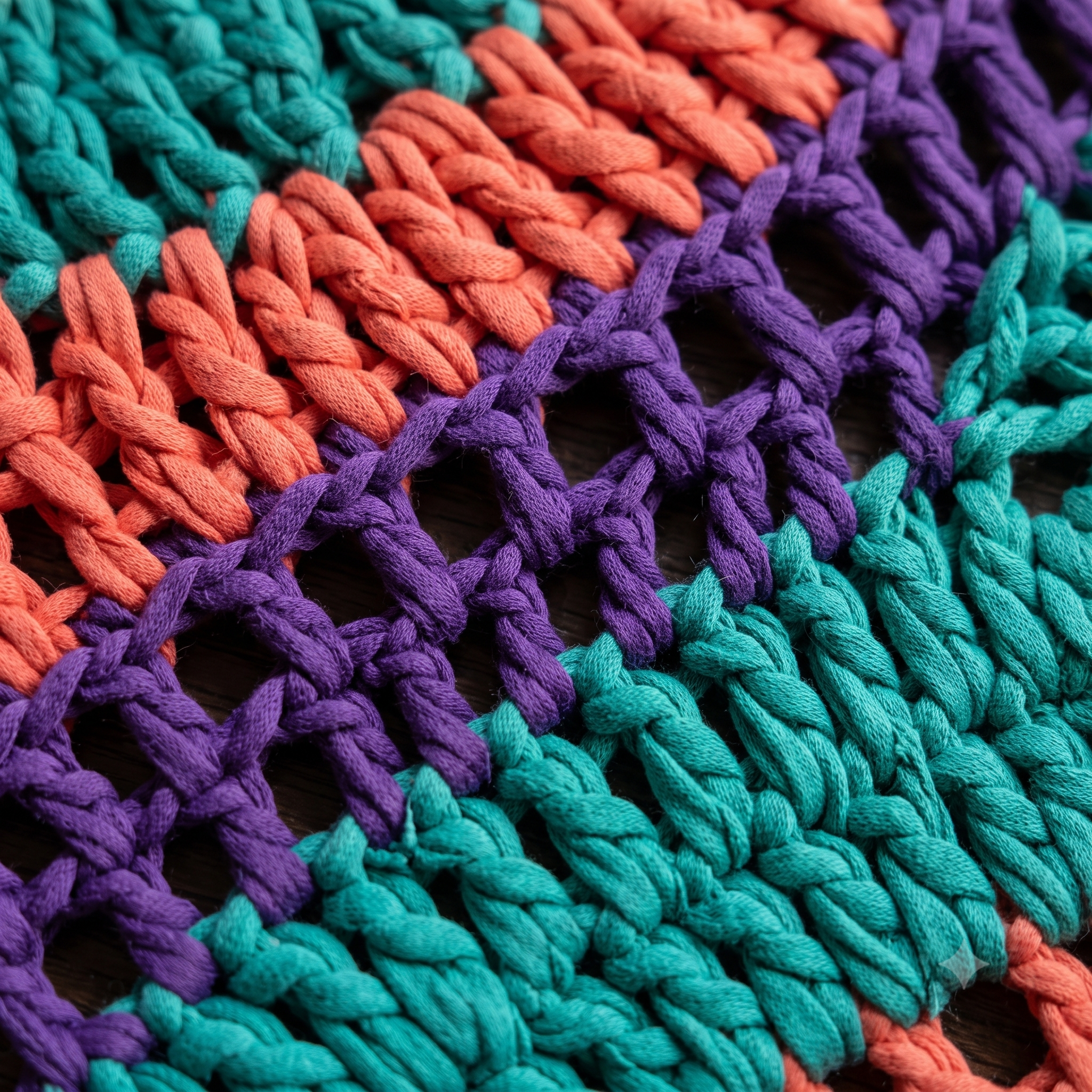 Crochet Rug Pattern PDF | Trapilho Semicircle Mandala Rug | T-Shirt Yarn | Instant Download