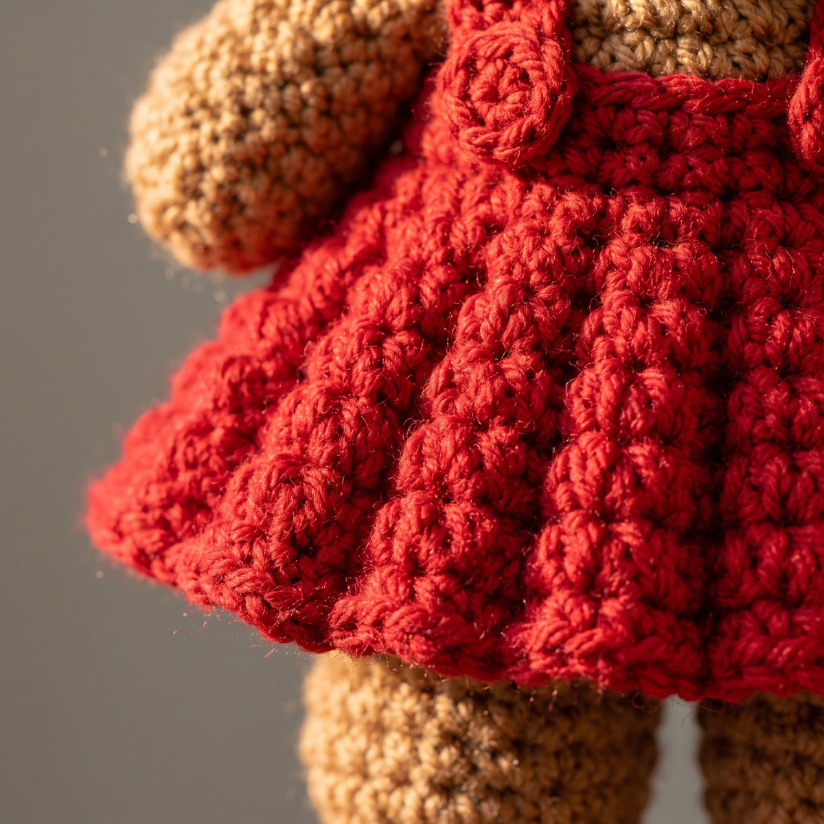 Gingerbread Couple Crochet Pattern PDF, Boy and Girl Amigurumi Dolls with Santa Hats, Bobble Dress and Bow Tie, Christmas Decor