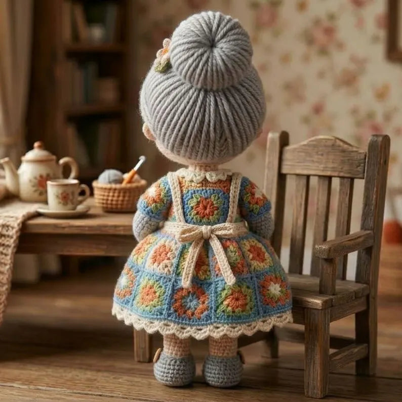 Granny Amigurumi Crochet Pattern ā Grandma Doll PDF Tutorial