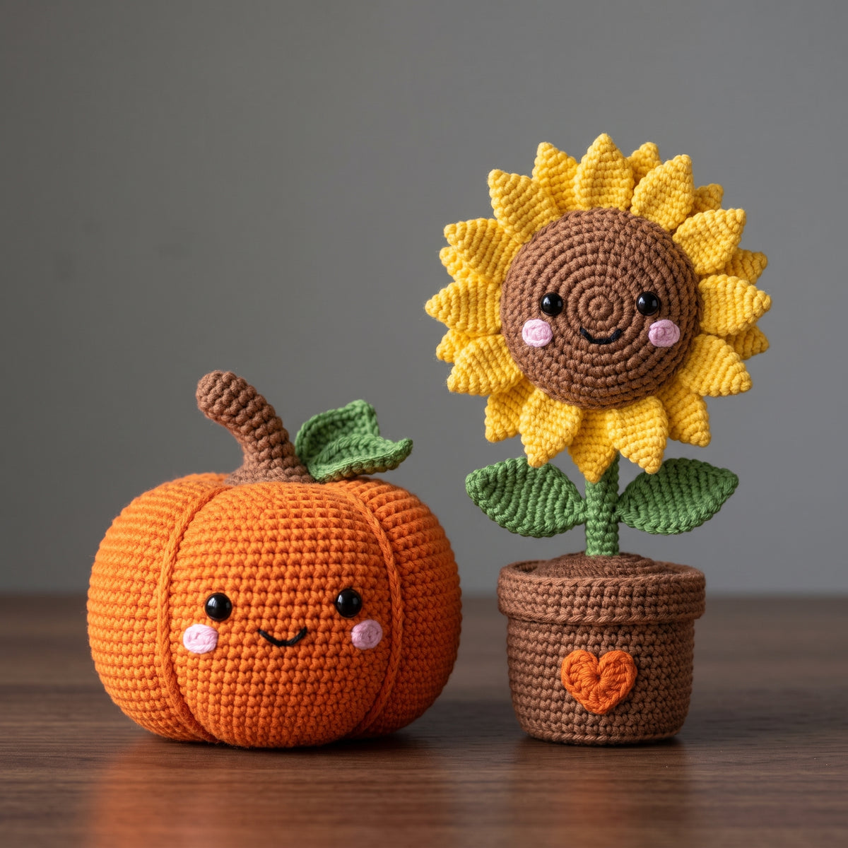 Crochet Scarecrow Pattern PDF | Amigurumi Pumpkin & Sunflower Fall Decor Set | 3 Projects | US Terms, Instant Download