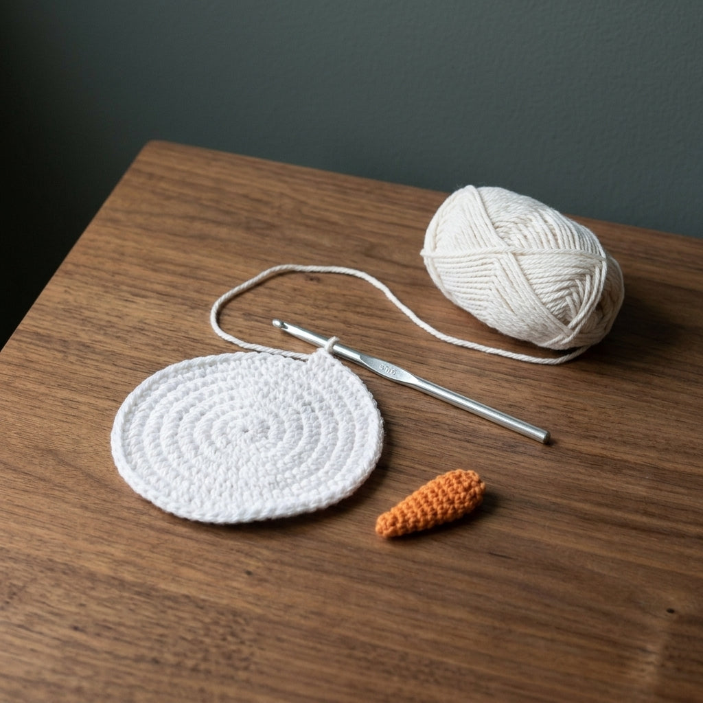 Snowman Coaster Crochet Pattern PDF, Christmas Table Decor, Quick Holiday Gift, Beginner Friendly, 4 Languages