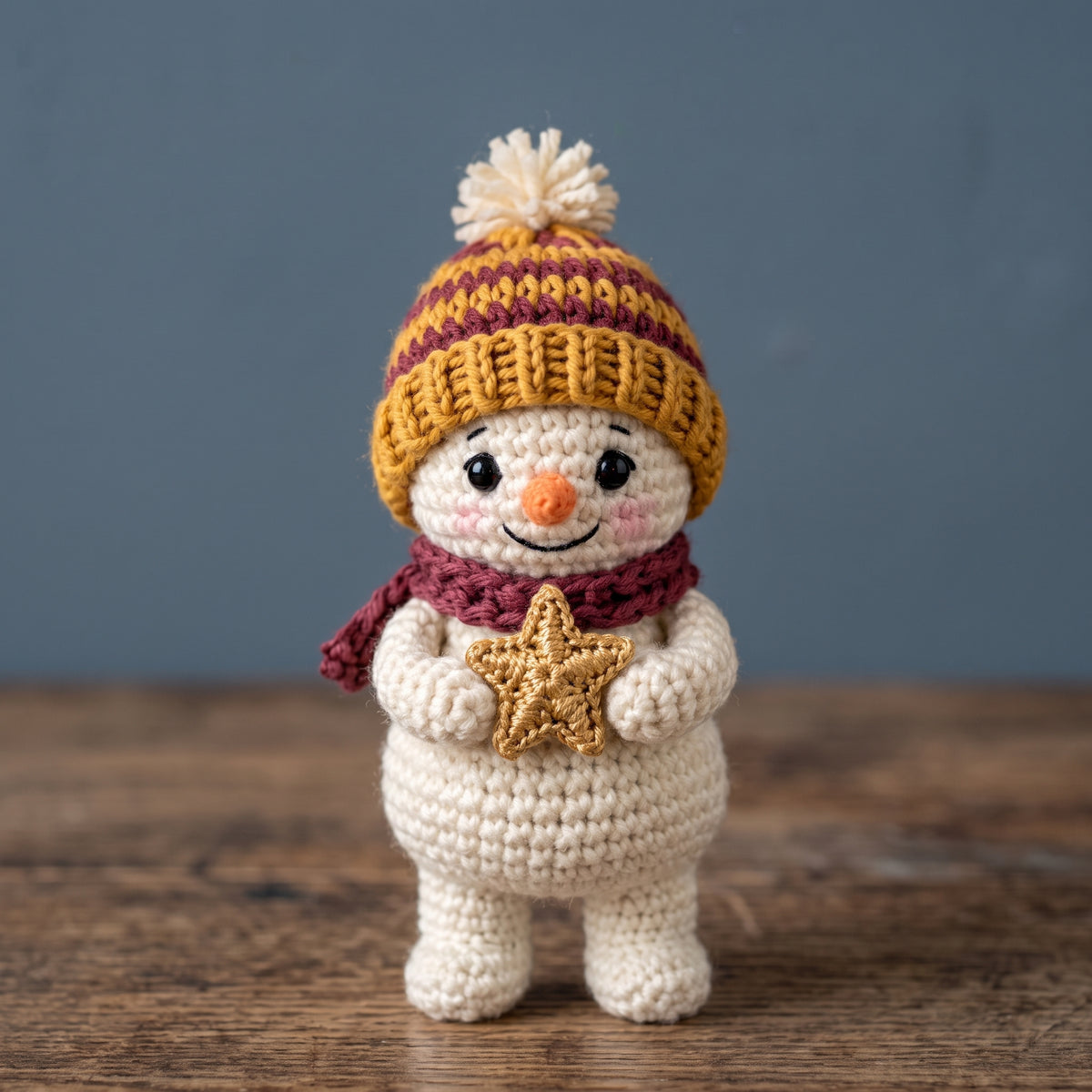 Snowman Family Crochet Pattern PDF, Papa, Mama and Baby Snowman Amigurumi, Low Sew, Confident Beginner