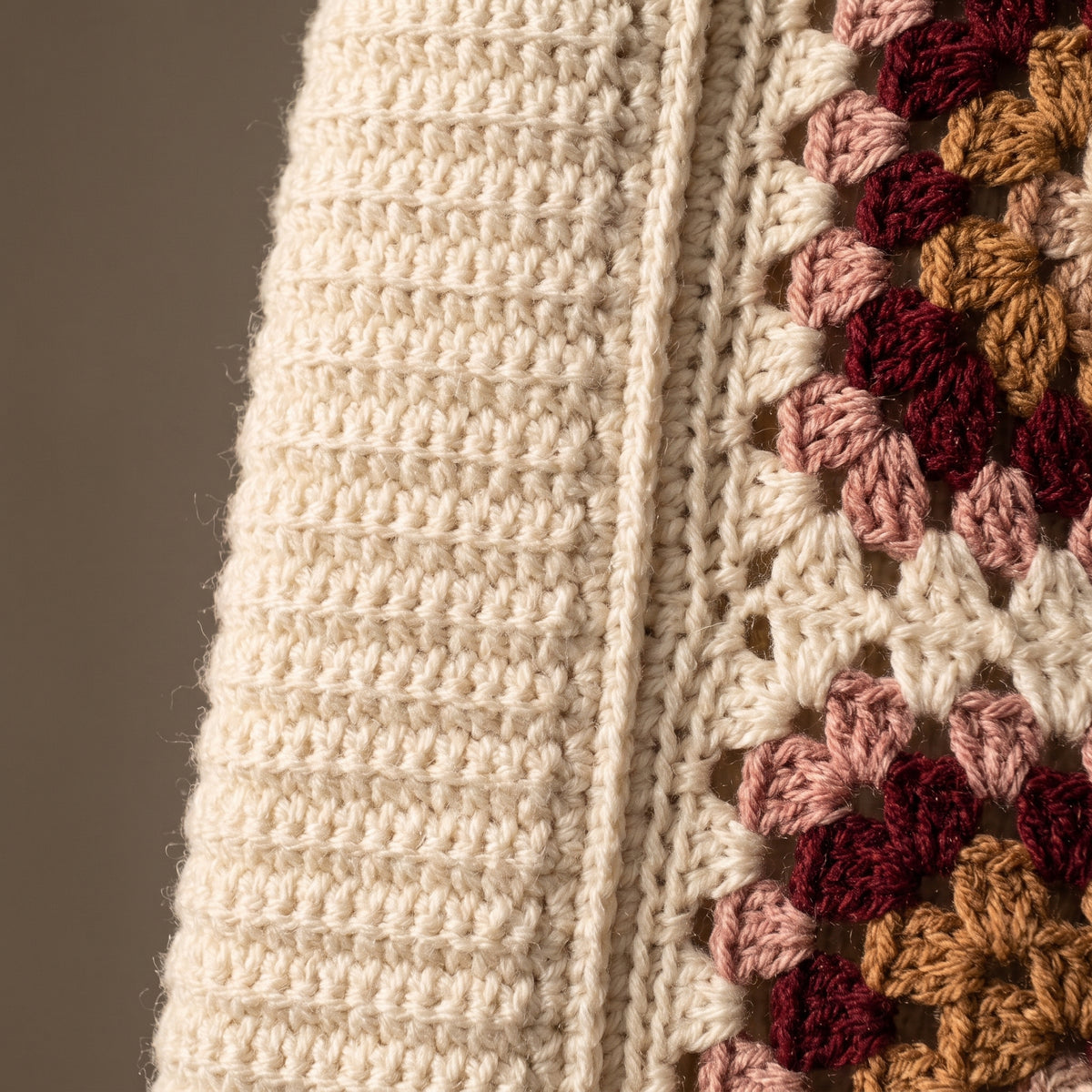 Granny Square Duster Crochet Pattern PDF | Long Cardigan Coatigan, XS to 5XL, Boho Vintage Style