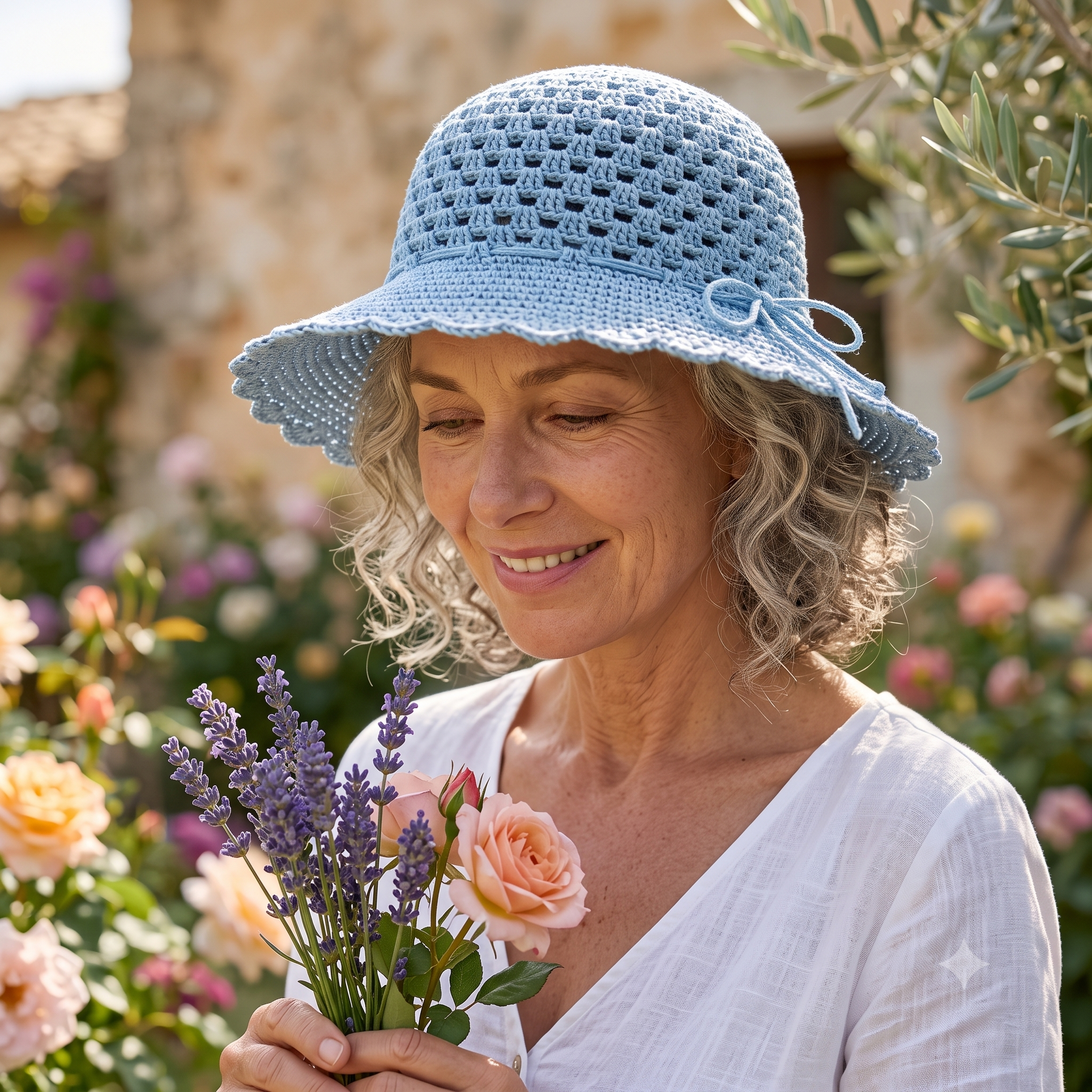 Sun Hat Crochet Pattern PDF | Ribbed Brim Summer Hat Pattern, Easy Silk Beach Hat, Beginner, US Terms, Instant Download