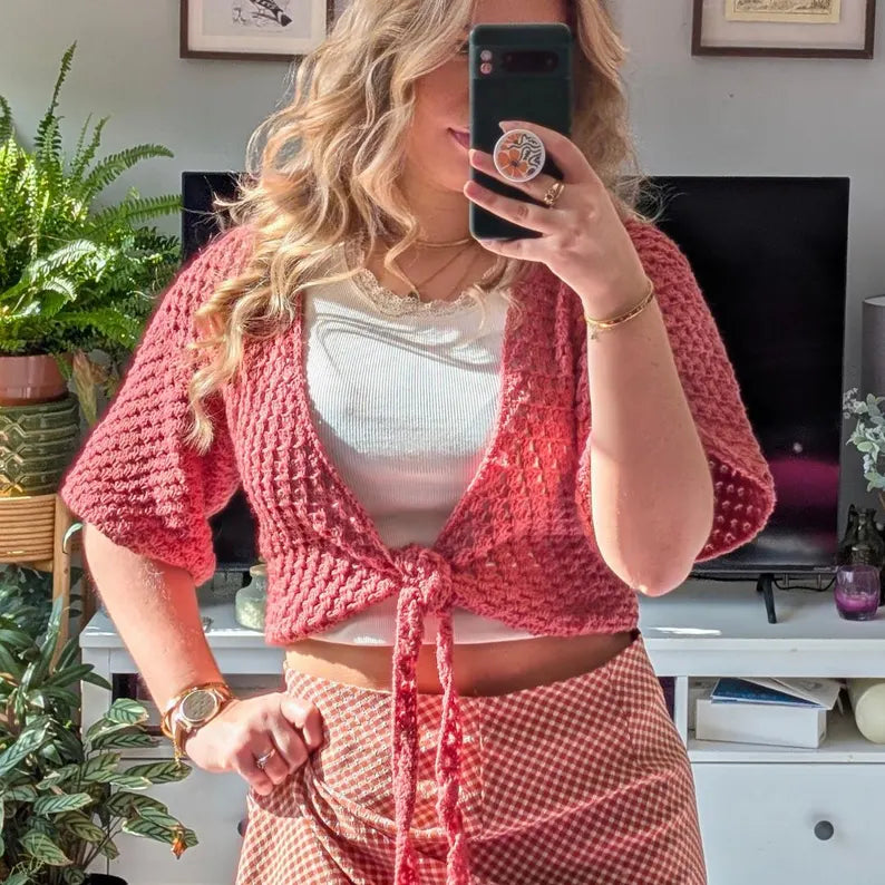 Tulip Tie Top Crochet Pattern | PDF Download