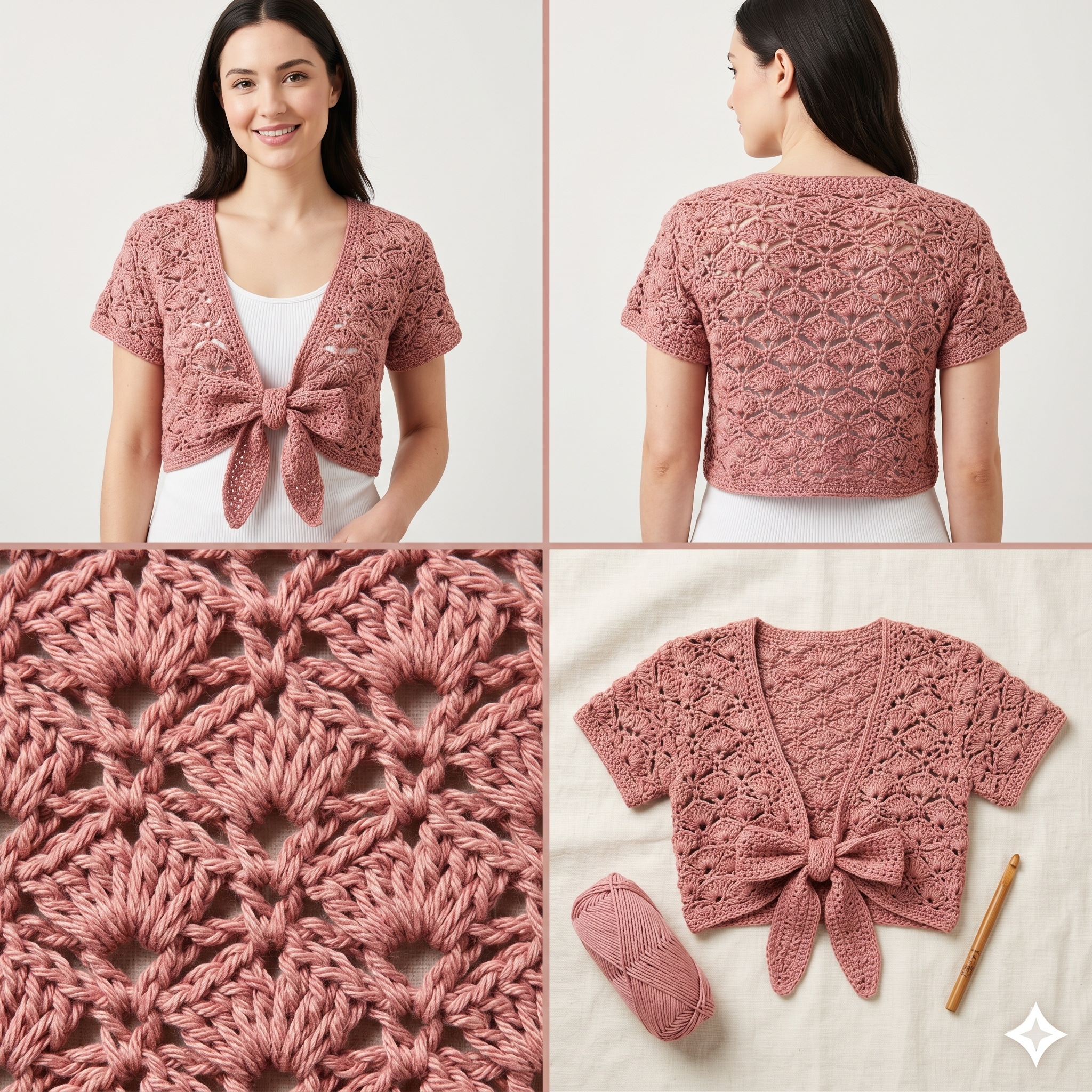 Tulip Tie Top Crochet Pattern | PDF Download