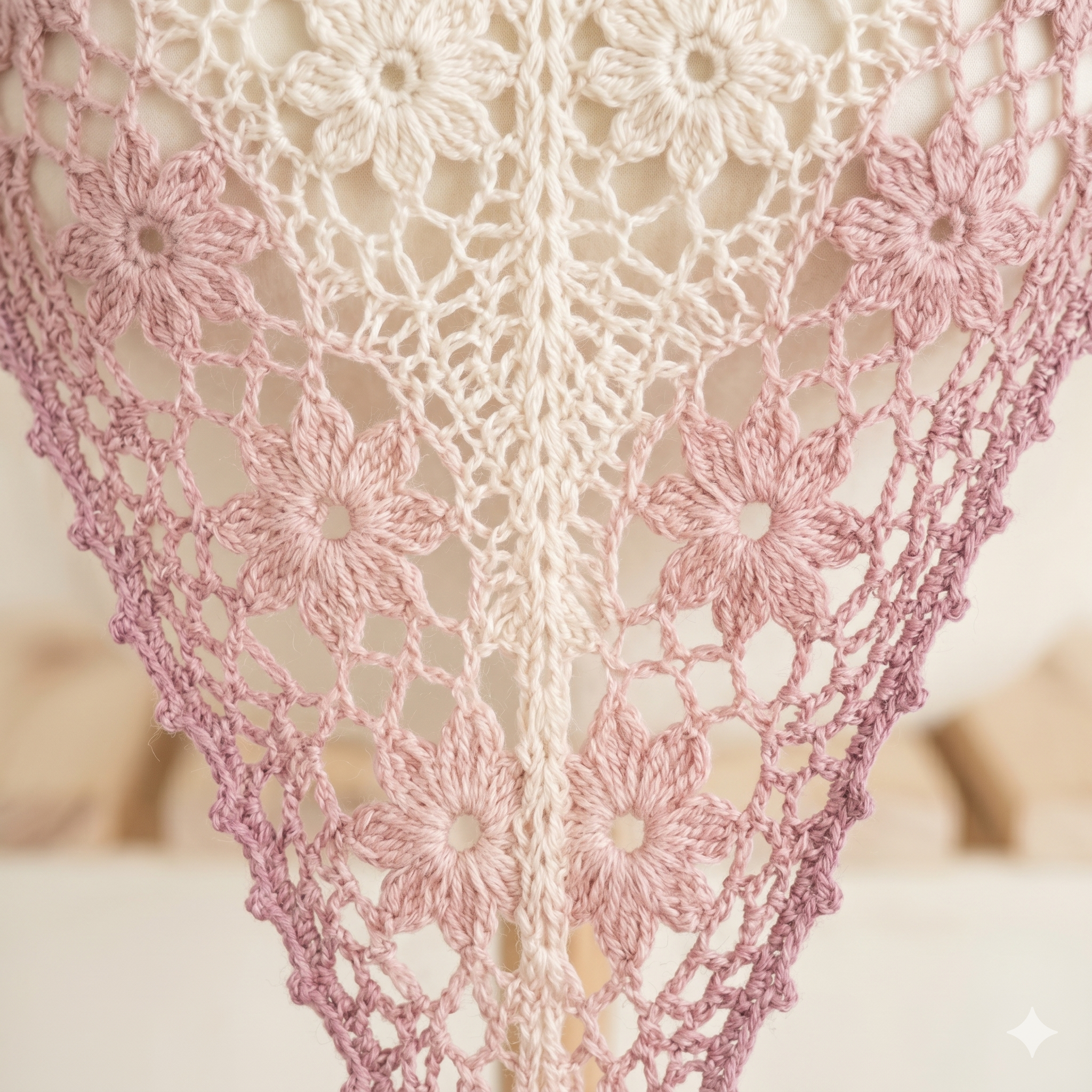 Crochet Shawl Pattern: Ursula Easy Tutorial (Digital Download)