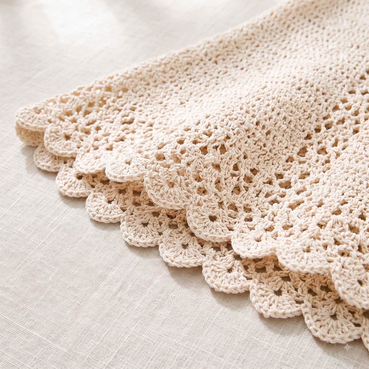 Crochet Girls Dress Pattern | Heirloom Lace Dress with Scalloped Hem | Sizes 1-8 Years | Flower Girl Dress | Instant Download PDF