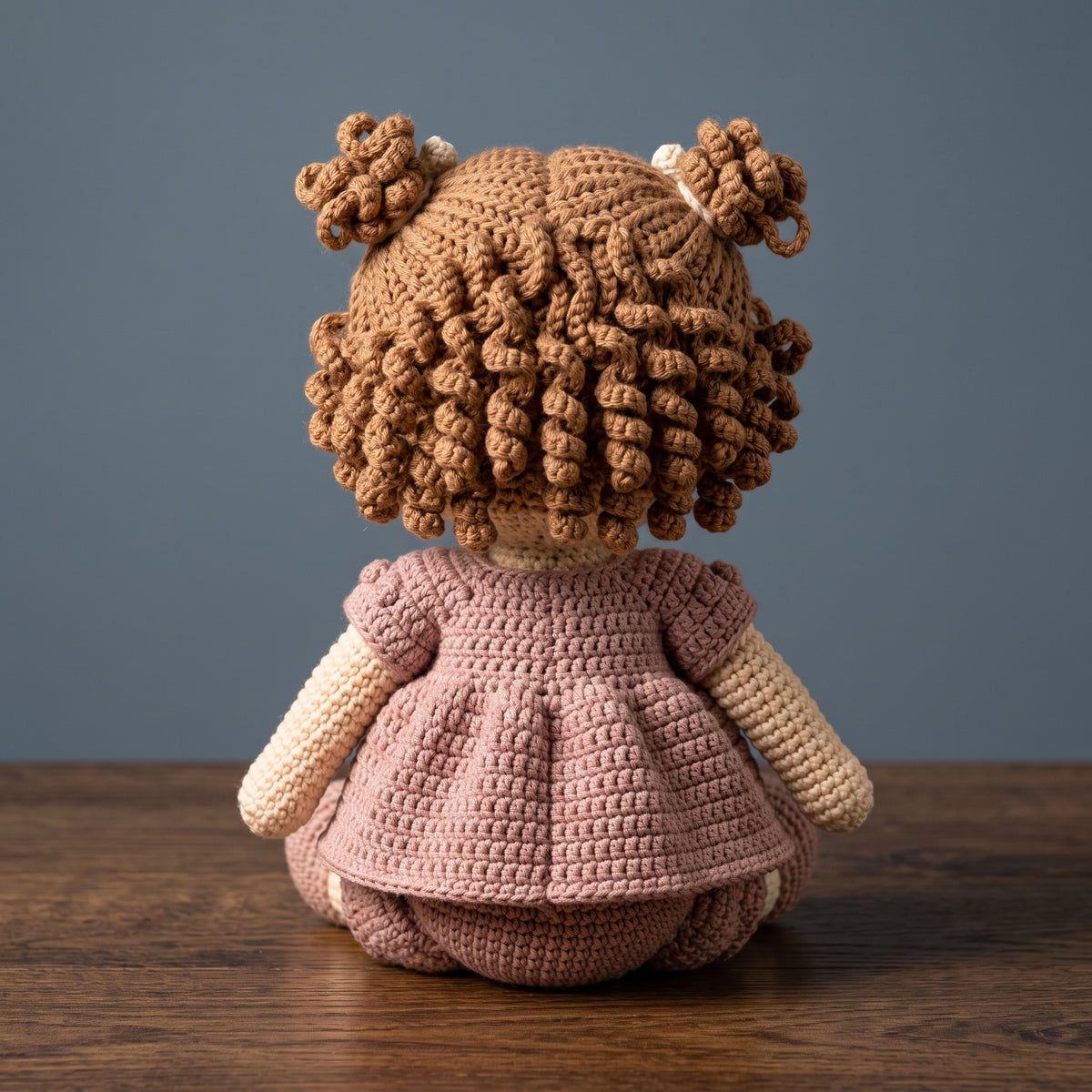Vintage Doll Crochet Pattern PDF | Amigurumi | Curly Hair & Dress