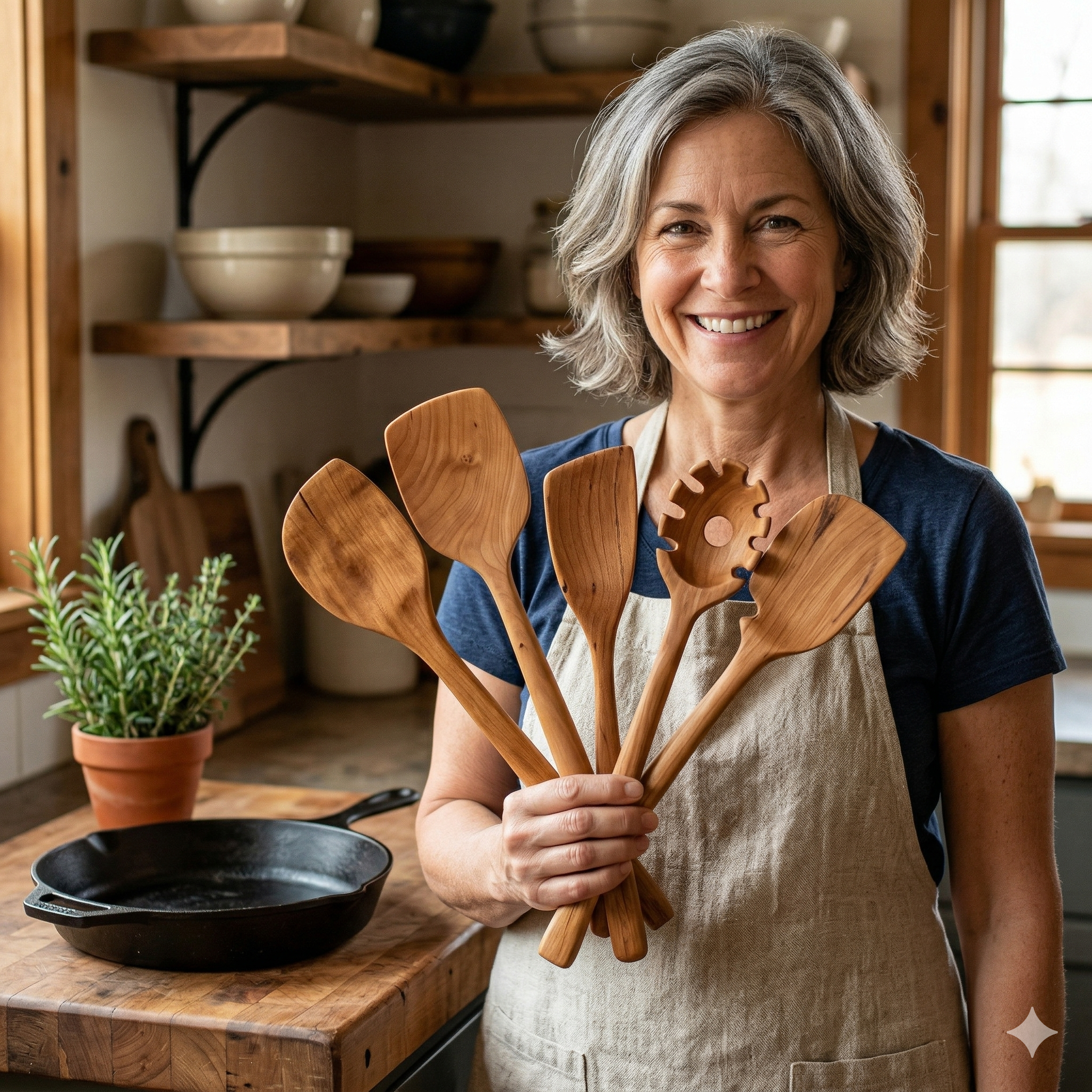 Wooden Kitchen Utensil Template Bundle (5 Designs) PDF | RogueGrainCo