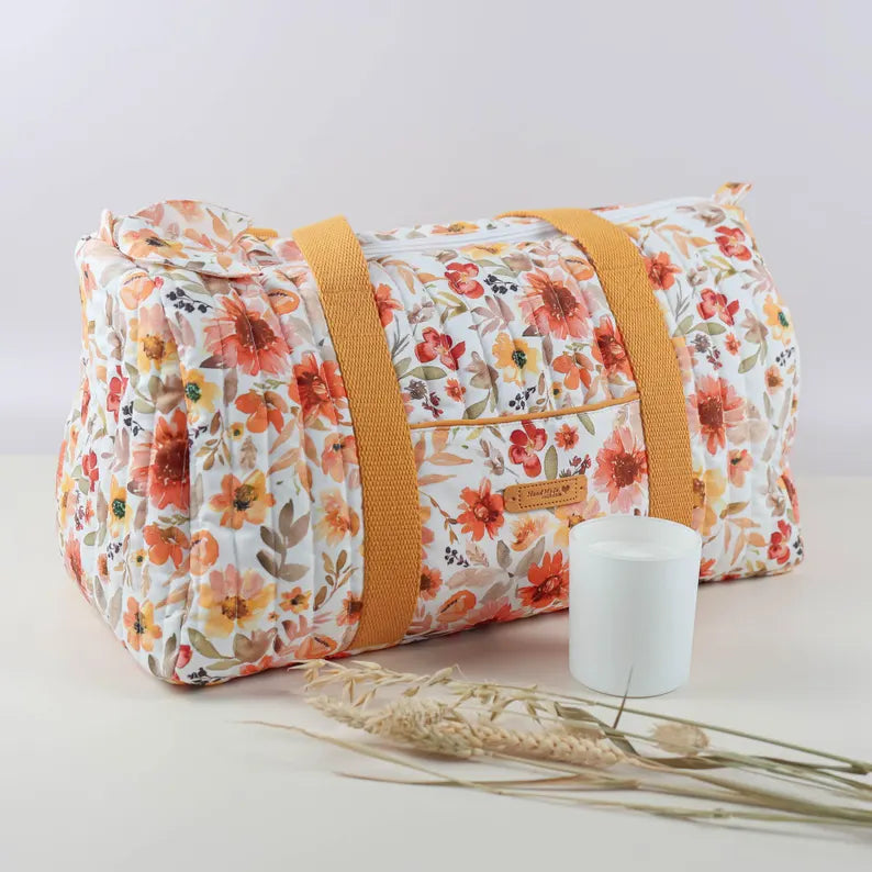 Duffle bag PDF pattern, Travel bag sewing pattern, Weekend bag pattern, Instant download PDF (A4, US letter, A1, Projector file)