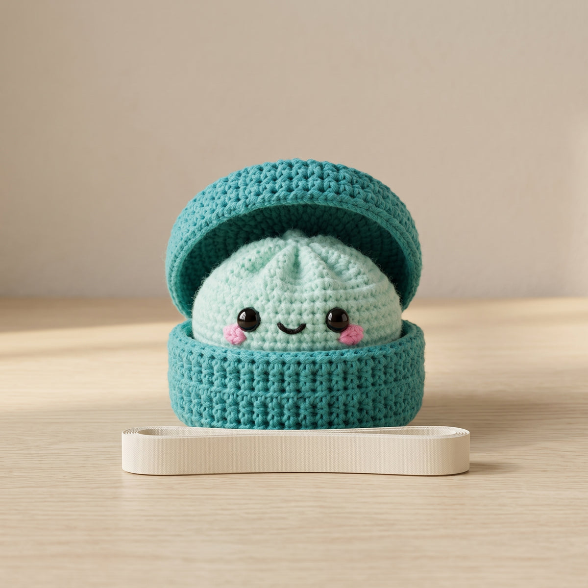 Dumpling Amigurumi Crochet Pattern with Steamer Basket, PDF