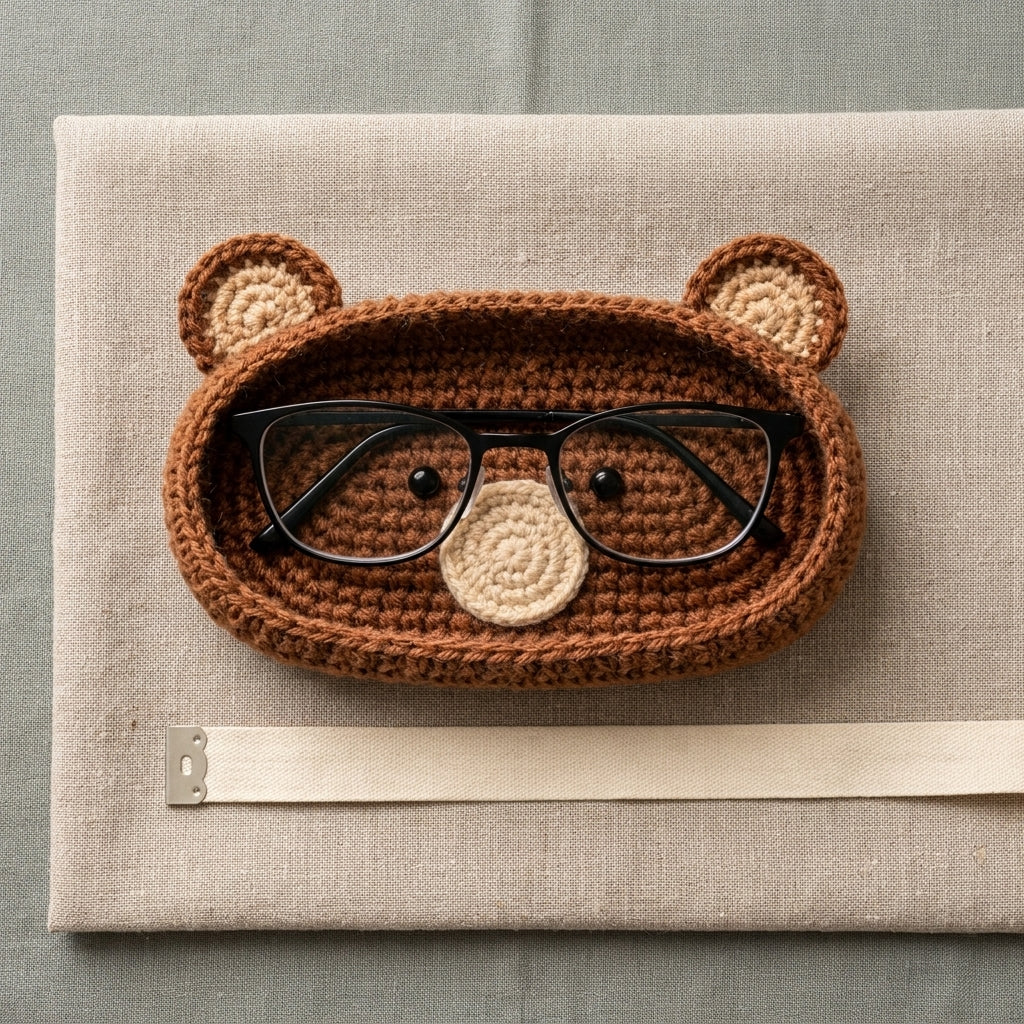 12 Animal Glasses Holder Crochet Patterns PDF Bundle, Eyeglass Tray