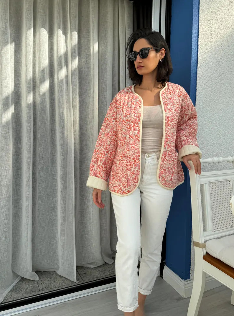 Quilted Jacket Beginner Sewing Pattern | Sizes XXS-5XL | Jacket Cardigan Pattern | INSTANT DOWNLOAD