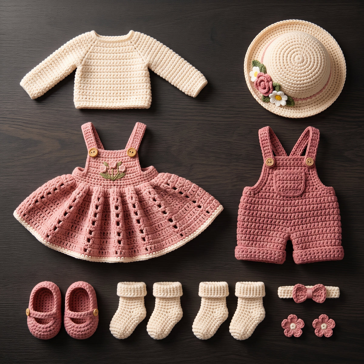 Crochet Doll Pattern PDF Bundle, 3 Dolls, Amigurumi US Terms