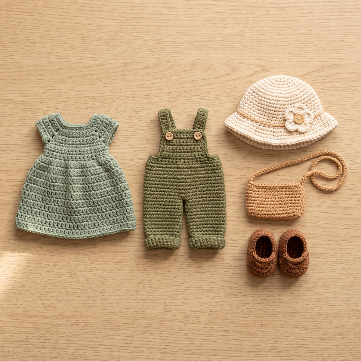 6 Crochet Doll Patterns PDF Bundle, Amigurumi Girl Dolls Set