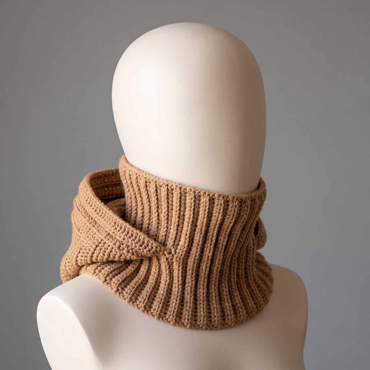 Crochet Hooded Cowl Pattern | 3-in-1 Balaclava, Hood & Turtleneck PDF | Ribbed Winter Hood | Advanced Beginner, US Terms