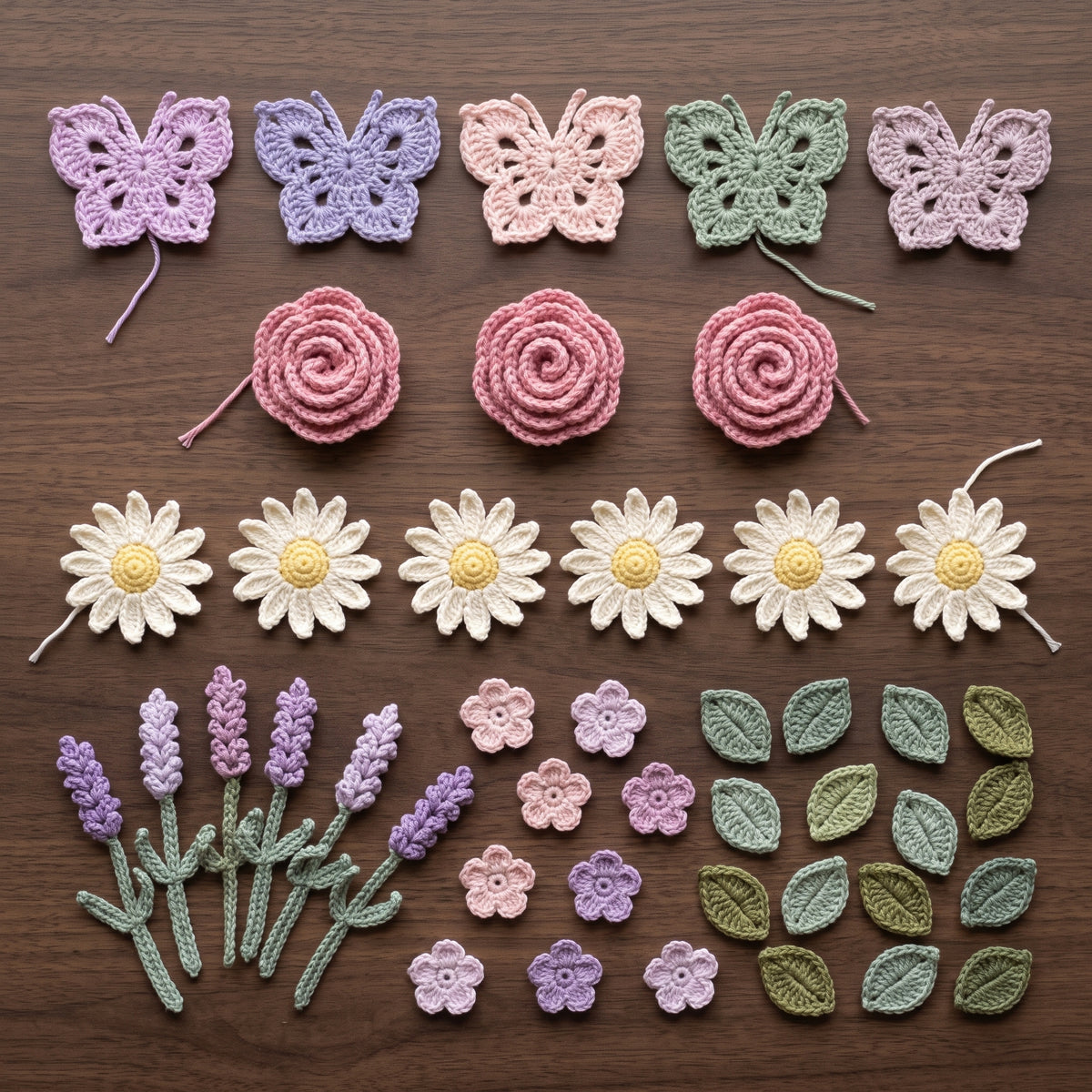 Crochet Baby Blanket Pattern PDF | 3D Butterfly & Flower Meadow Applique | 38x42 in | Intermediate, US Terms