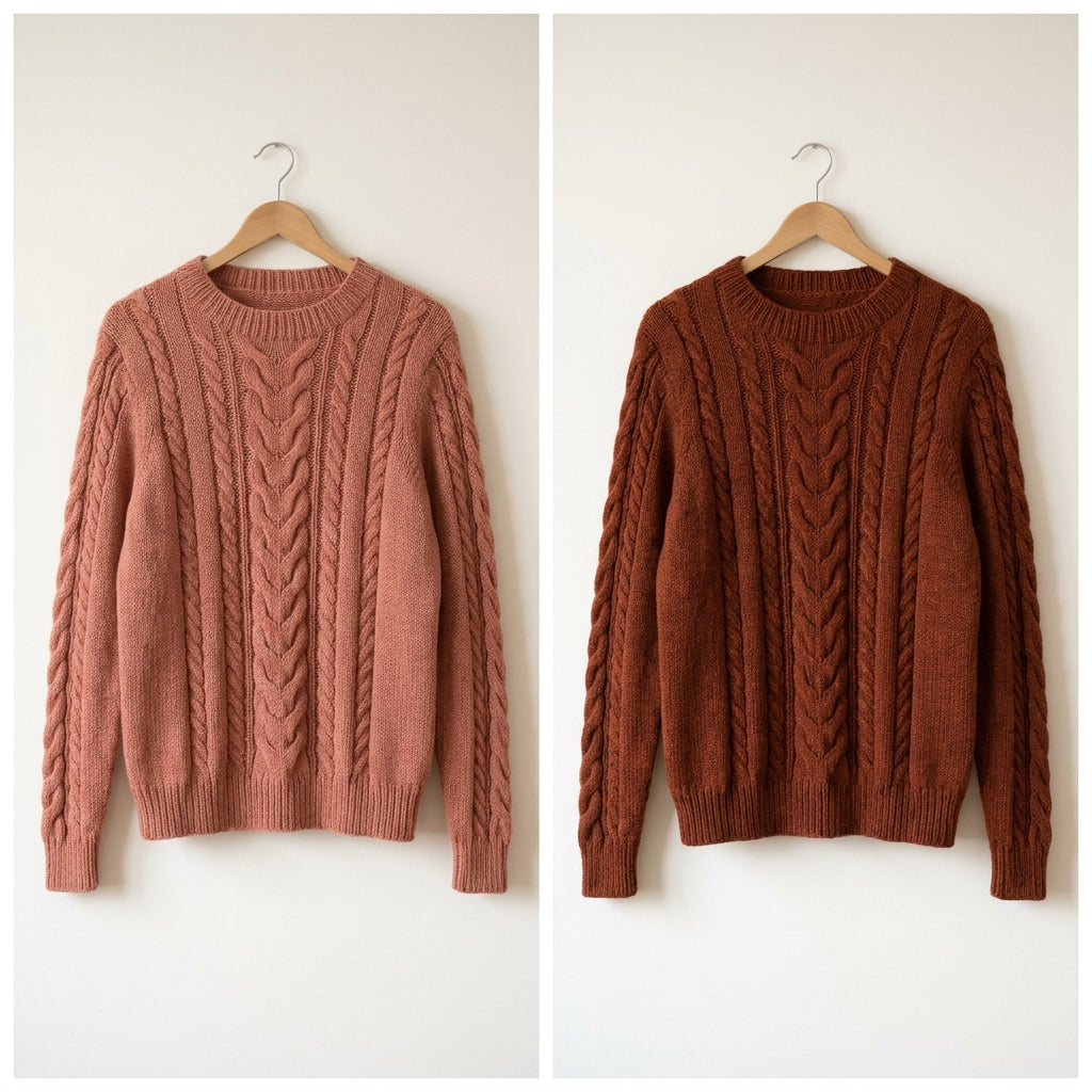 Cable Knit Sweater Pattern PDF | Oversized Merino Jumper 5 Sizes | Seamless Cable Pullover | Instant Download English and French