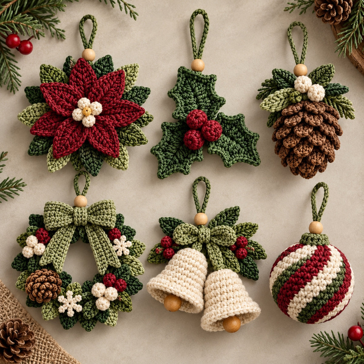 Christmas Crochet Bundle – 4 Cozy Holiday PDF Patterns