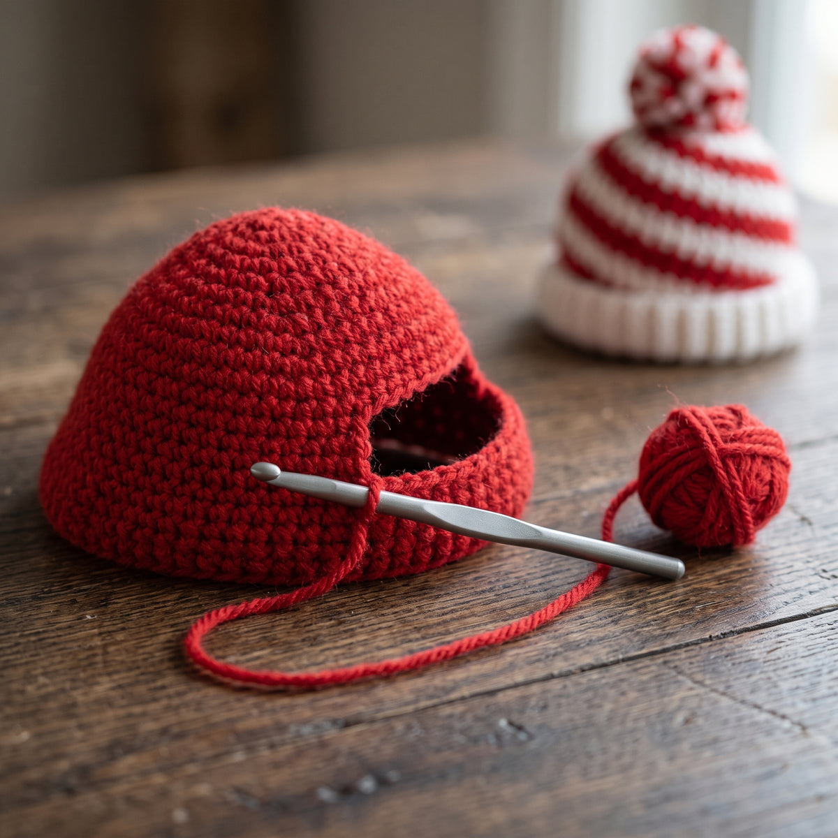 Christmas Hat Crochet Patterns PDF, 10 Character Hats, Newborn to Adult, Reindeer, Santa, Elf, Snowman, Bonus Mittens