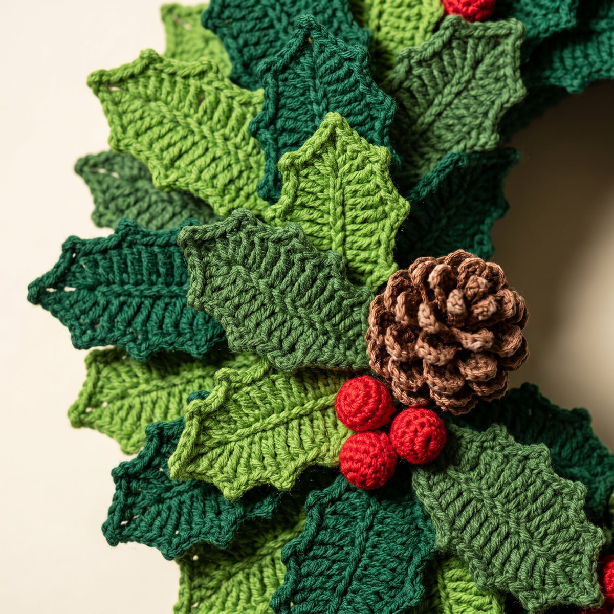 Christmas Wreath Crochet Pattern PDF, Snowman Reindeer Door Wreath