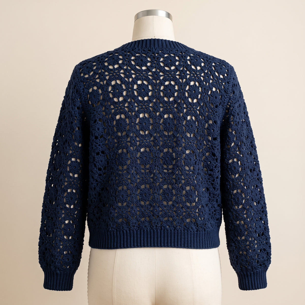 Floral Crochet Cardigan Pattern PDF, Openwork Summer Cardigan