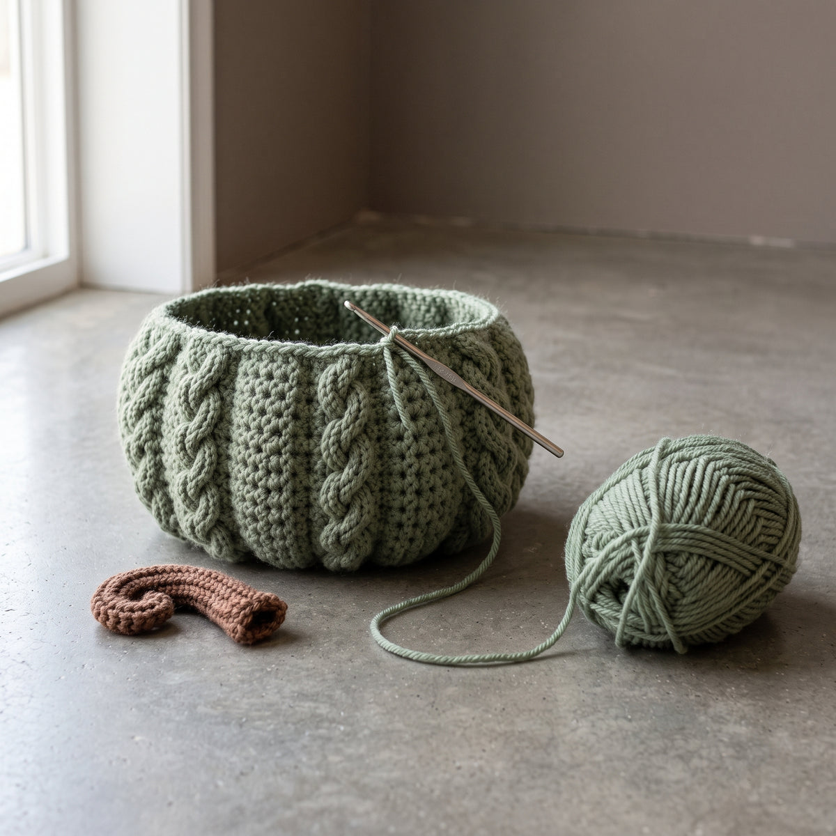 Crochet Pumpkin Pattern PDF, Pumpkin Trio with Bobbles, Cables and Embroidery, Fall Home Decor Amigurumi, Thanksgiving Centerpiece