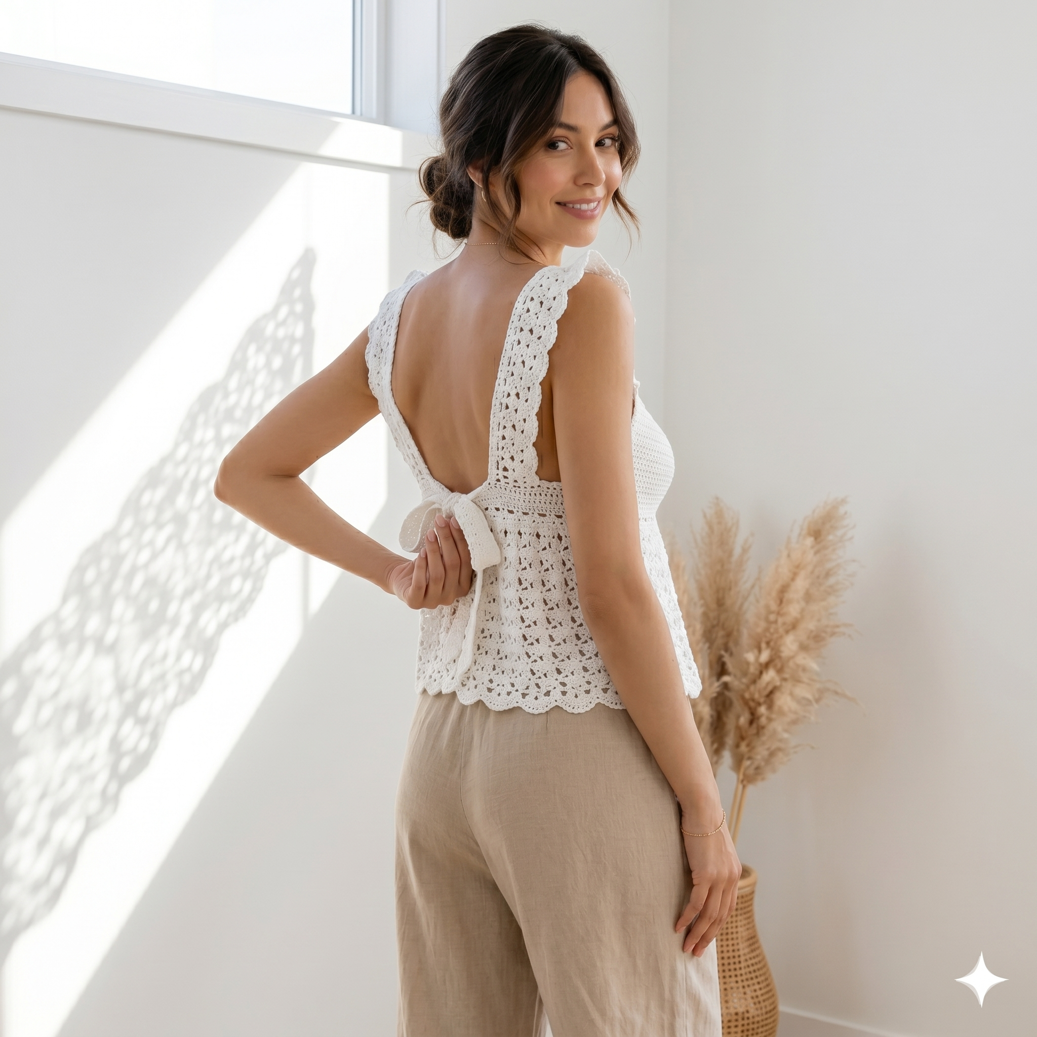 Crochet Tank Top Pattern PDF, Boho Summer Crochet Top Pattern, Easy Lace Camisole Pattern, Womens Crochet Blouse Tutorial, Beginner Friendly