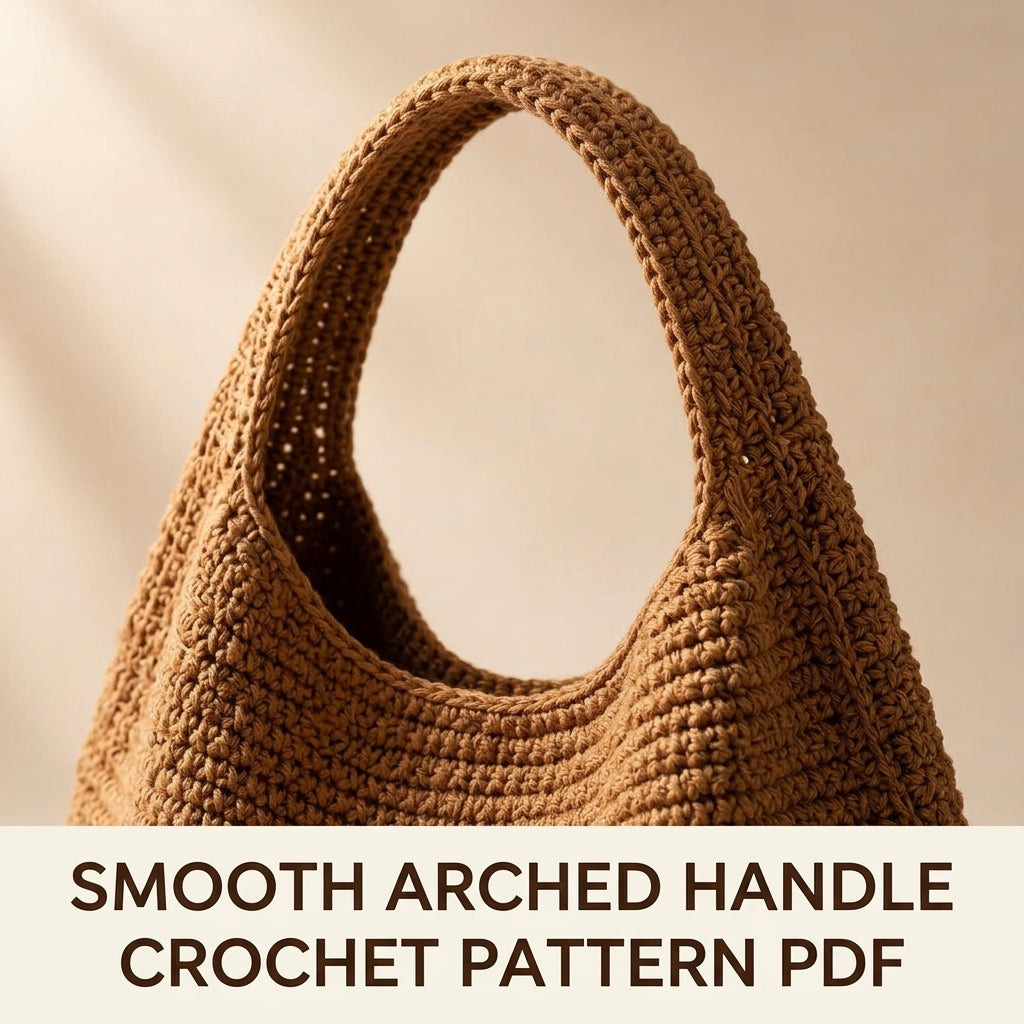 Slouchy Hobo Bag Crochet Pattern PDF - Teardrop Shoulder Bag