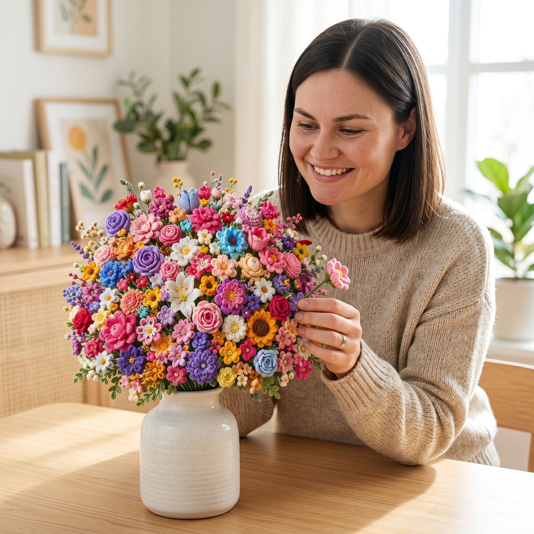 Flower crochet Patterns, 33 in 1 Bundle Floral Bouquet Designs PDF, mothers day gift amigurumi