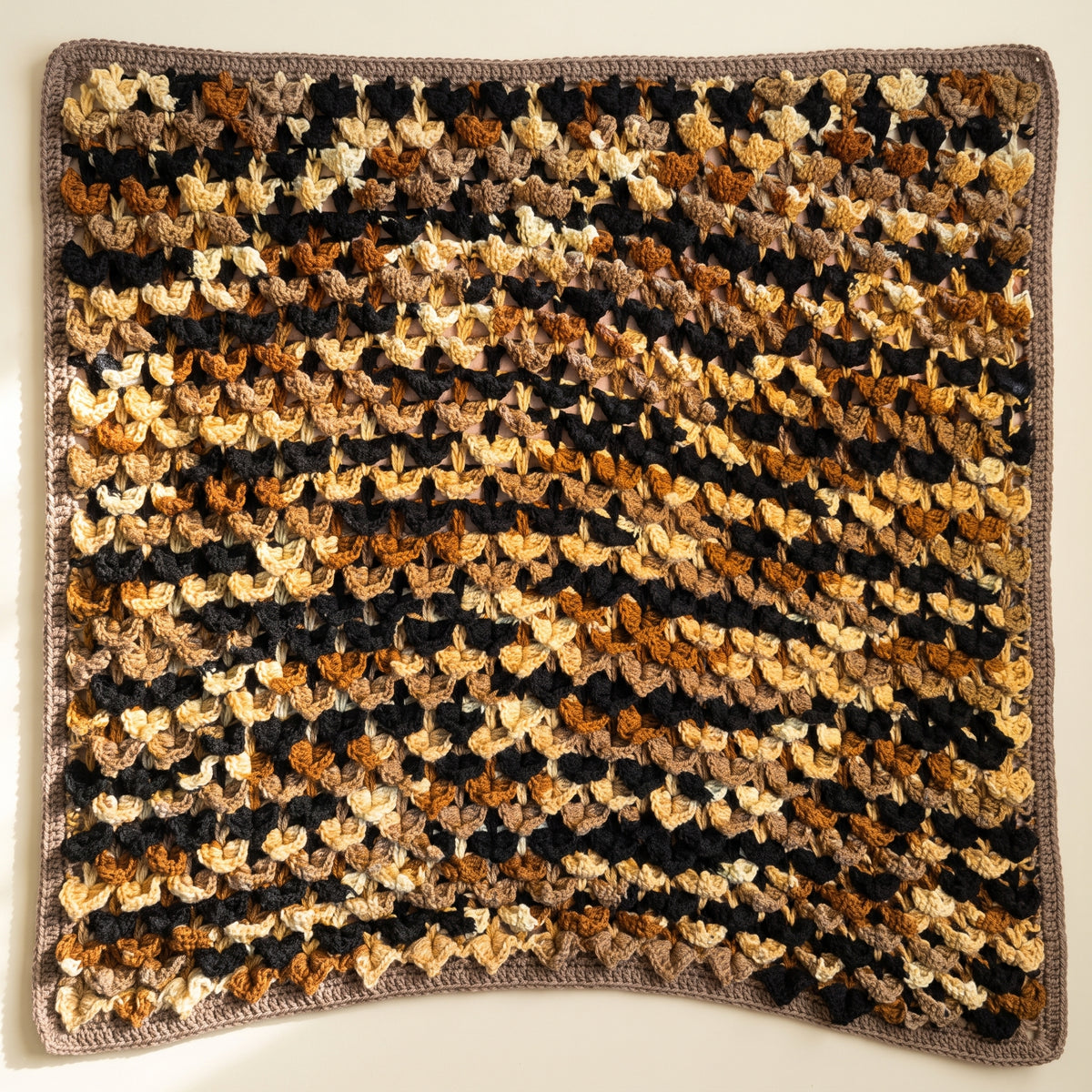 Dragon Scale Crochet Blanket Pattern | Textured Overlapping Scales | Beginner Friendly, Any Size | US Terms | Instant Download PDF