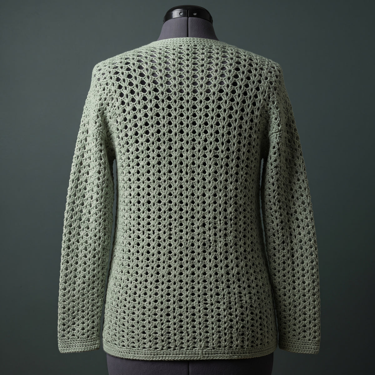 Easy Mesh Cardigan Crochet Pattern PDF, XS-5XL, Plus Size Friendly