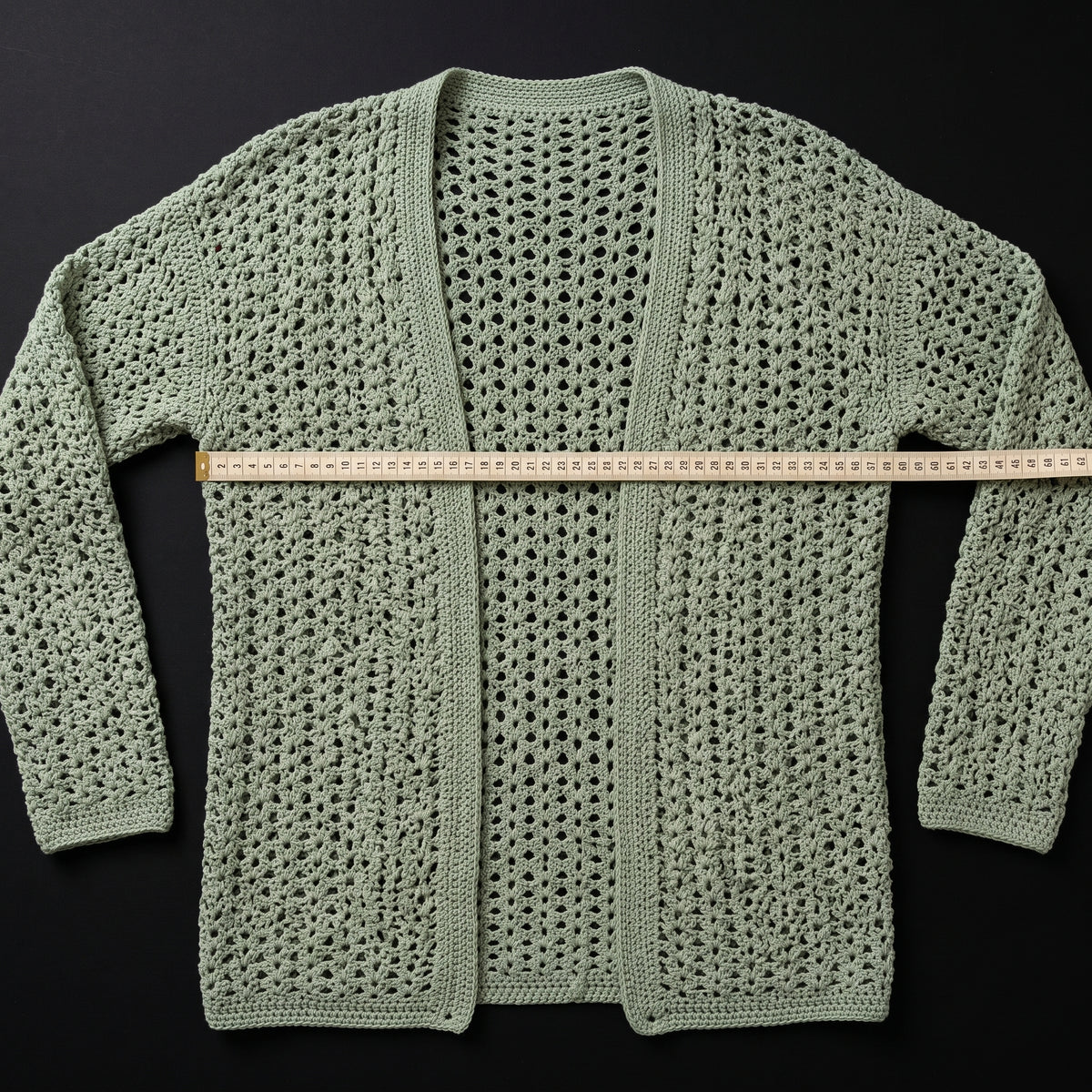 Easy Mesh Cardigan Crochet Pattern PDF, XS-5XL, Plus Size Friendly