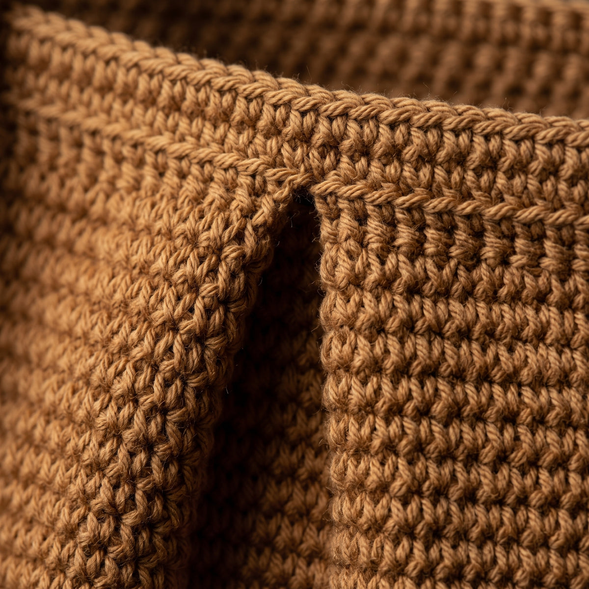 Easy Crochet Bag Pattern PDF, Pleated Shoulder Bag for Beginners