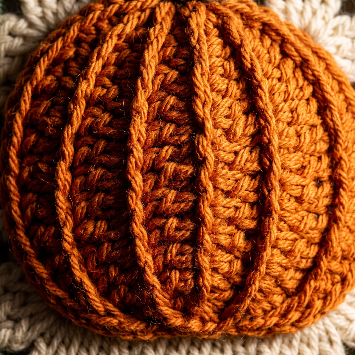 Pumpkin Granny Square Crochet Pattern PDF | Fall Motif for Blankets & Afghans, 8.5 in, US Terms