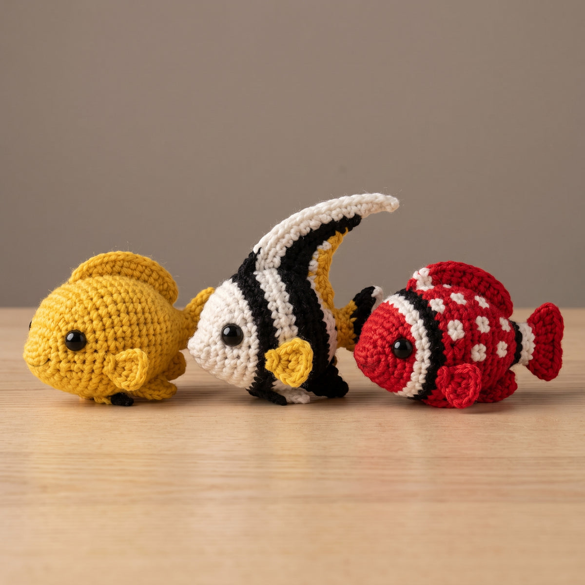 Crochet Fish Pattern Bundle PDF, 10 Tropical Aquarium Fish