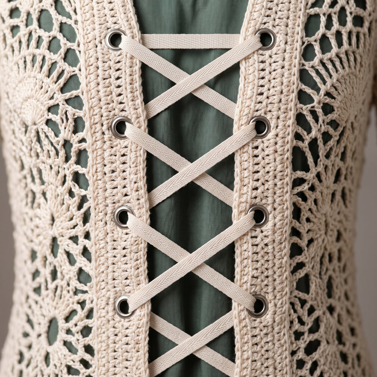 Crochet Coat Pattern PDF, Pineapple Lace Hooded Duster, 5 Sizes