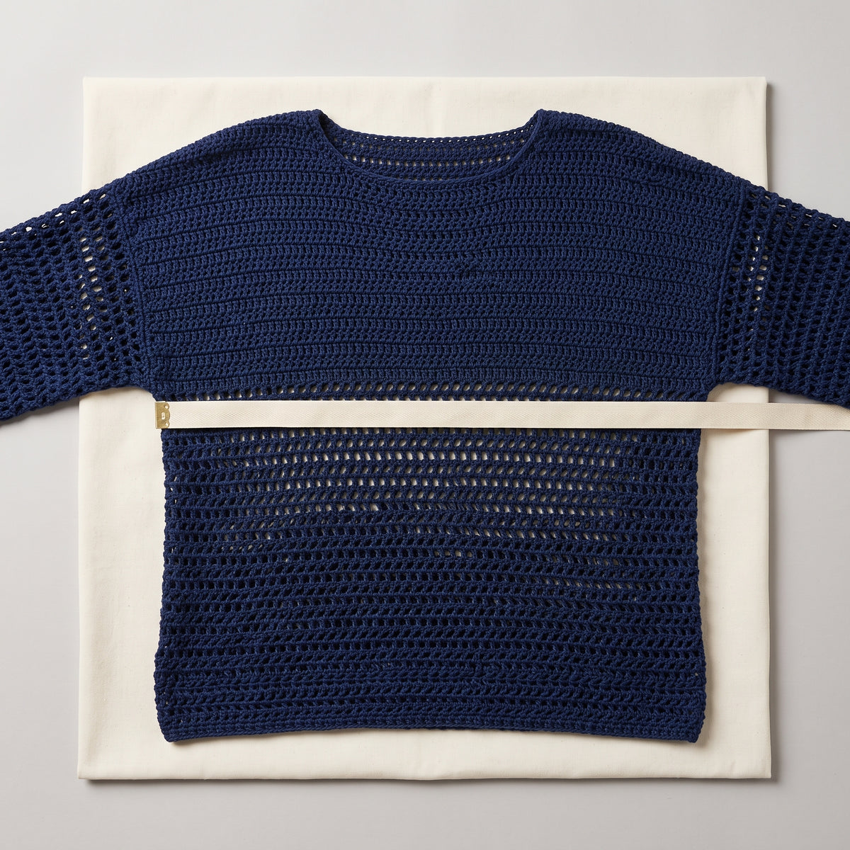 Mesh Crochet Sweater Pattern PDF, Openwork Jumper, Sizes S–3XL