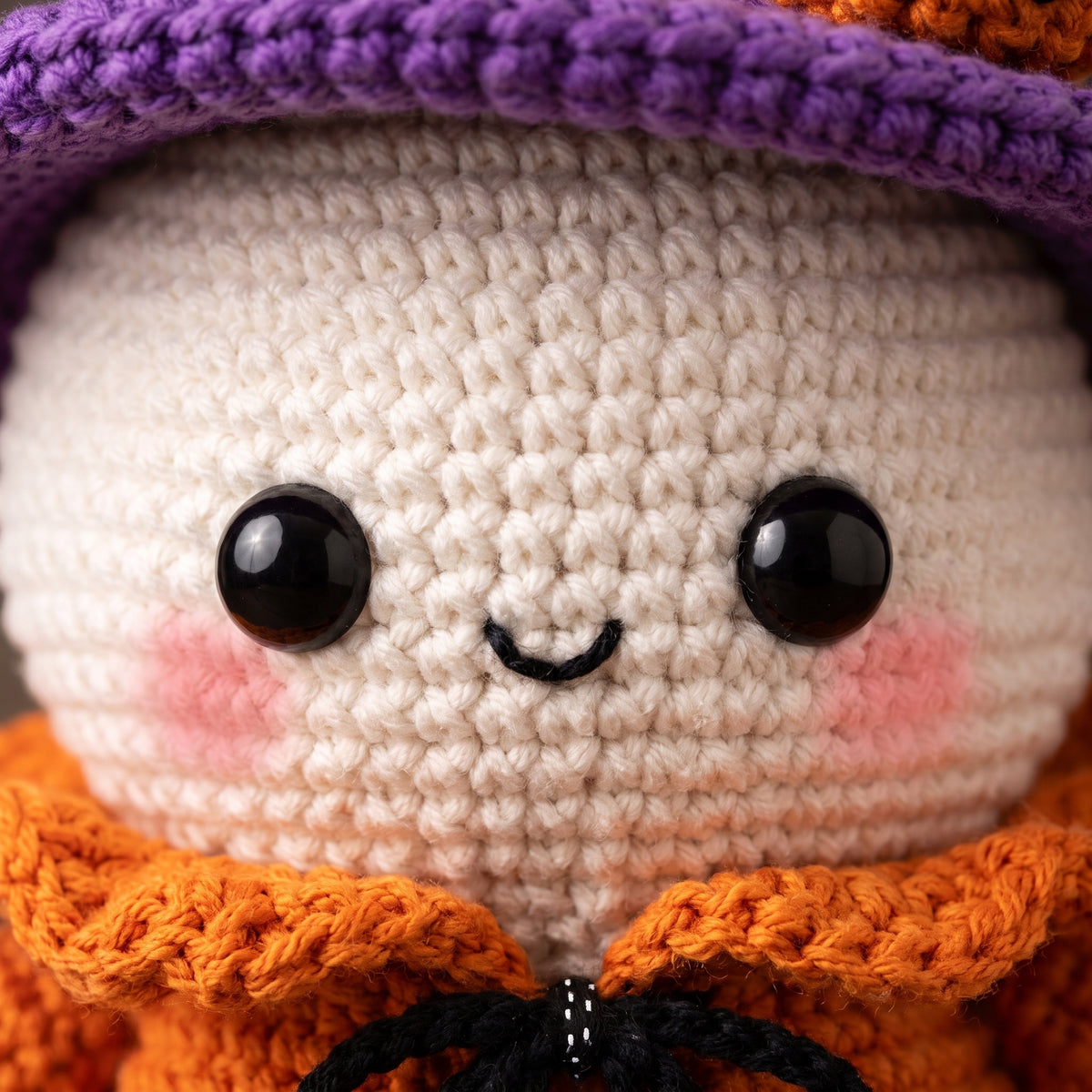 Halloween Ghost Amigurumi Crochet Pattern PDF, Witch Hat Ghost